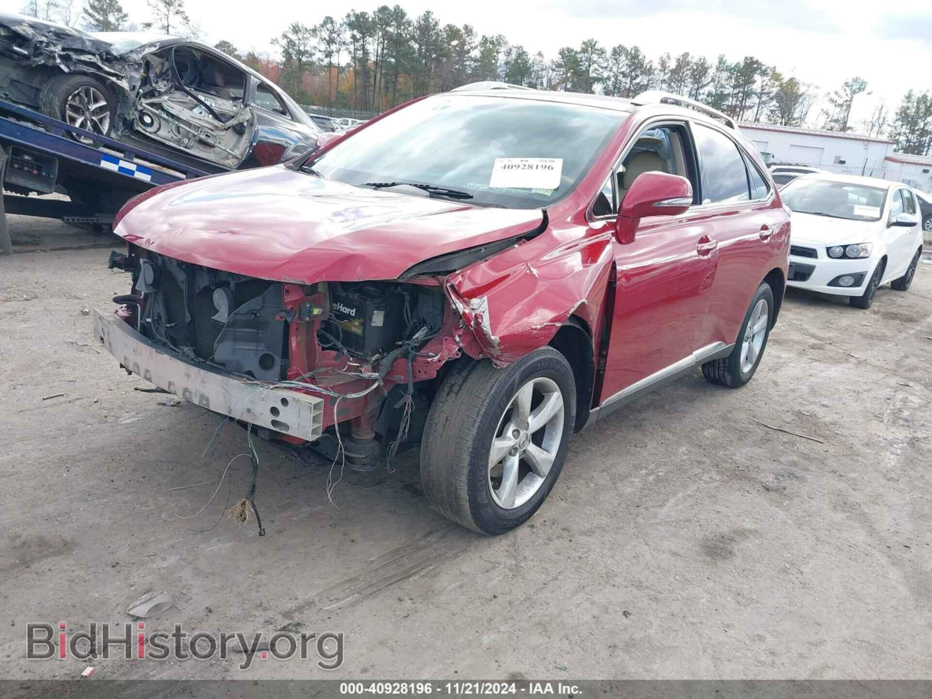2012 LEXUS RX 350 - VIN: 2T2BK1BA7CC145248 - Фото 2