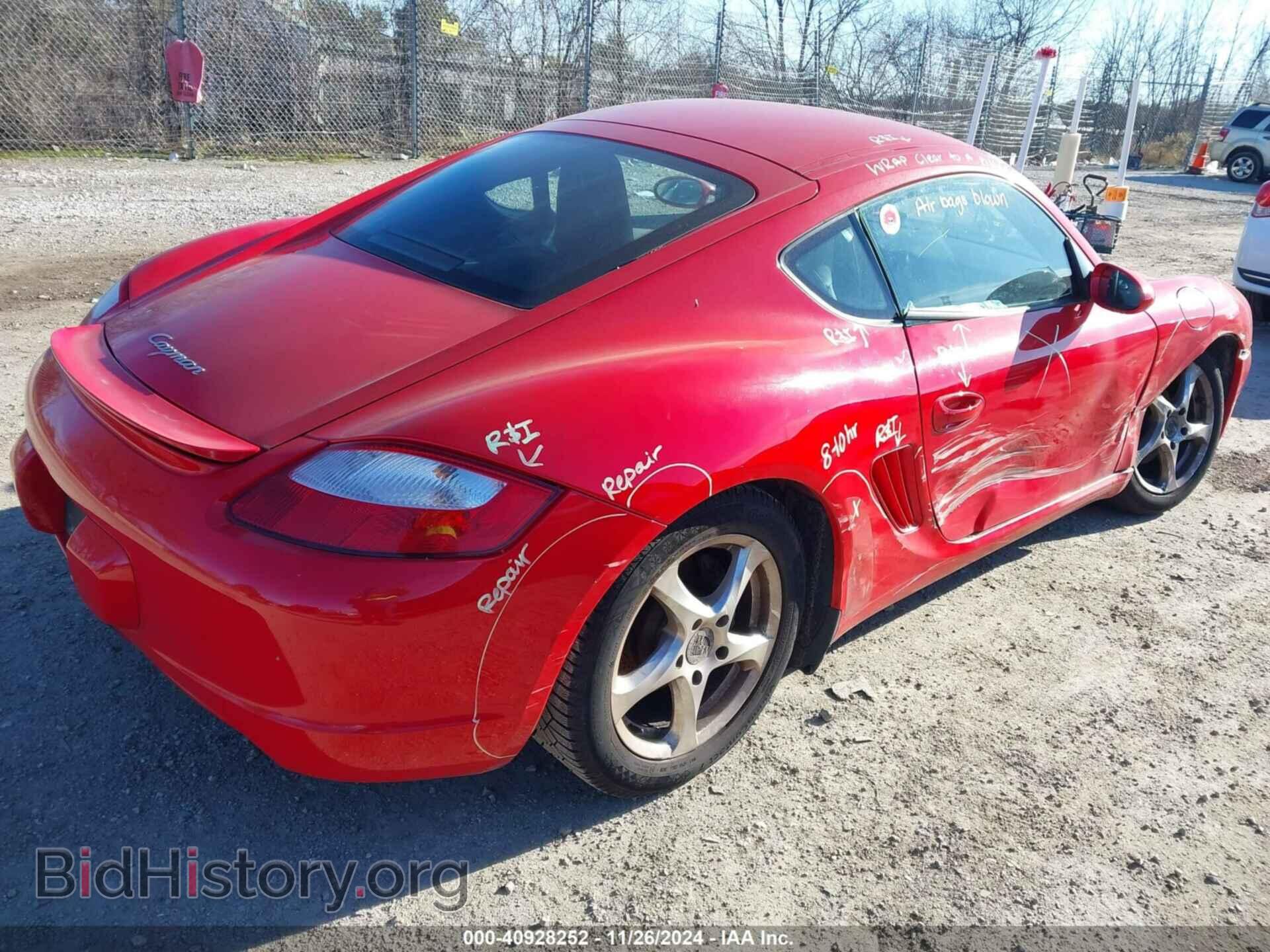 2007 PORSCHE CAYMAN - VIN: WP0AA29877U762217 - Фото 4