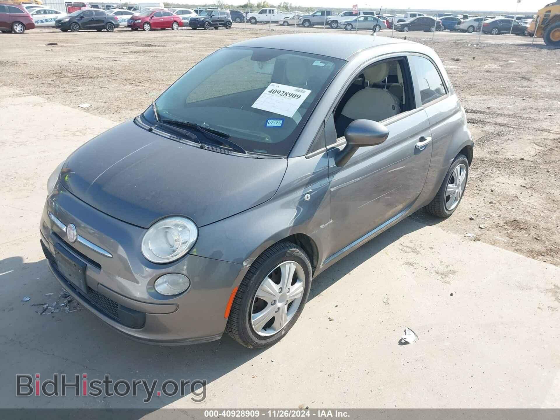 2012 FIAT 500 - VIN: 3C3CFFAR3CT383004 - Photo 2