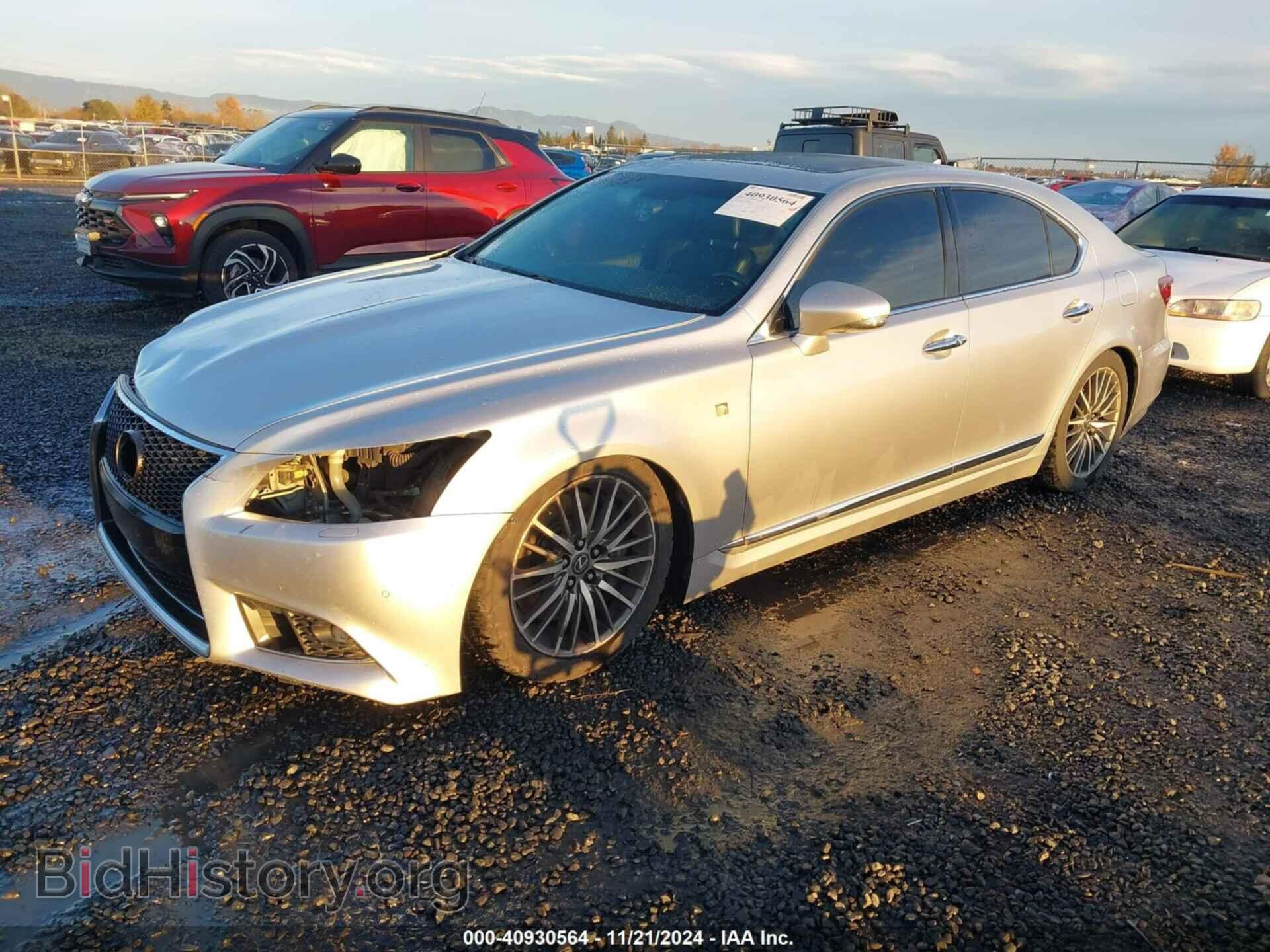 2013 LEXUS LS - VIN: JTHCL5EFXD5019385 - Фото 2