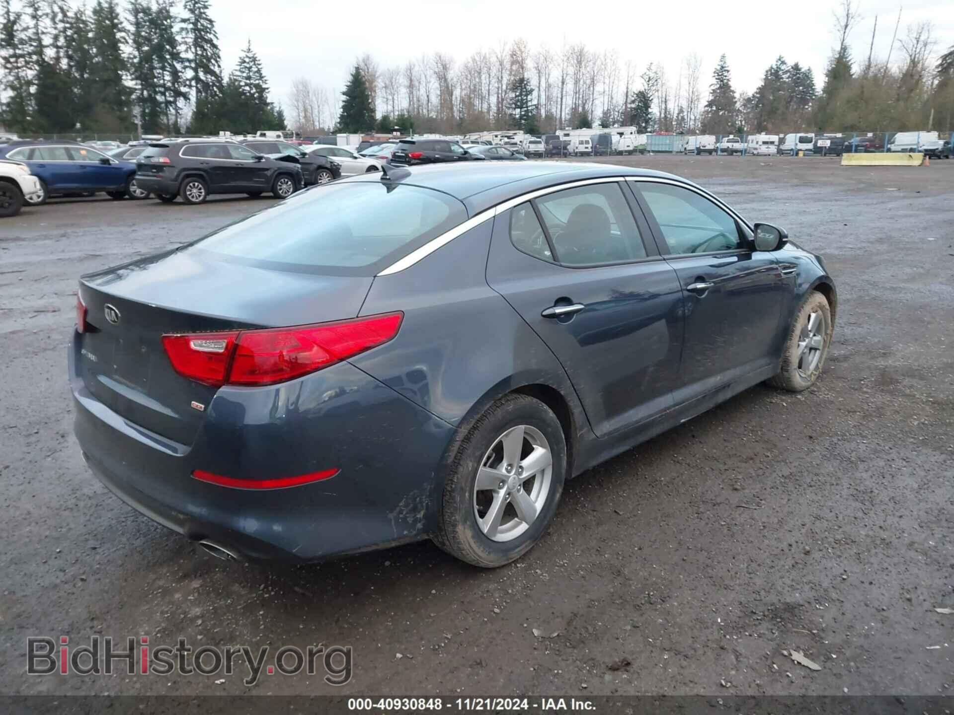 2015 KIA OPTIMA - VIN: 5XXGM4A74FG474921 - Фото 4