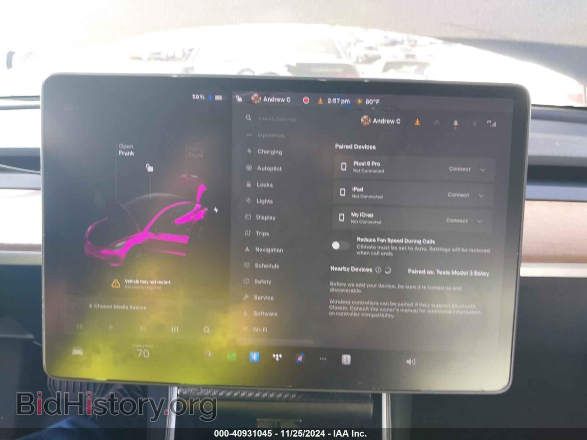 2019 TESLA MODEL 3 - VIN: 5YJ3E1EA9KF305748 - Фото 17