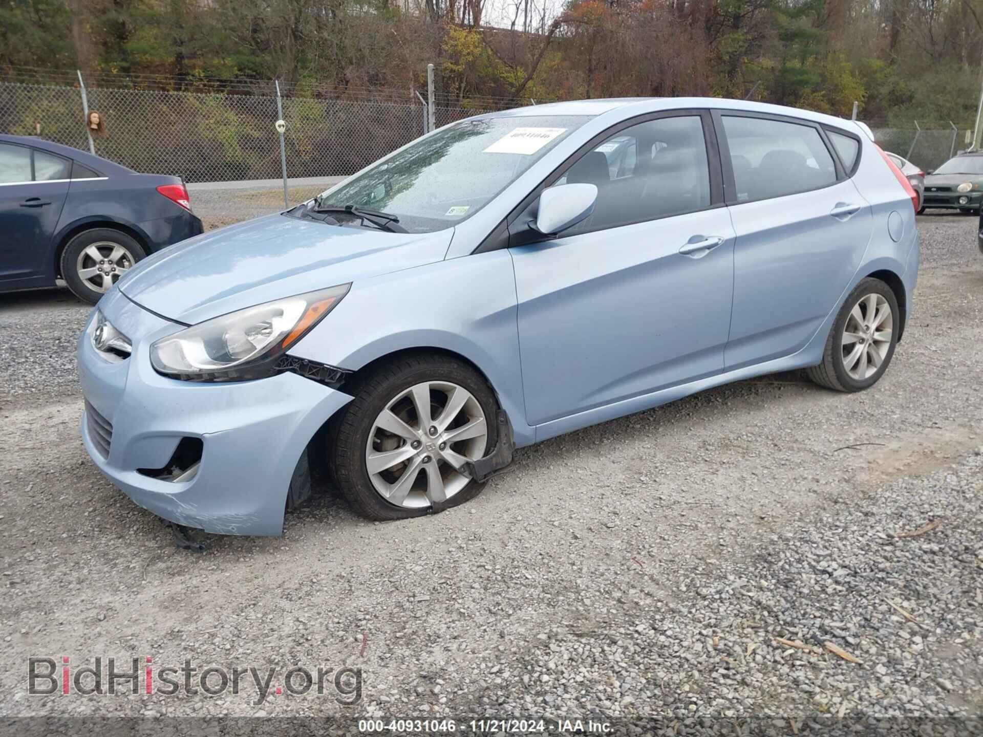 2012 HYUNDAI ACCENT - VIN: KMHCU5AE7CU055319 - Фото 2