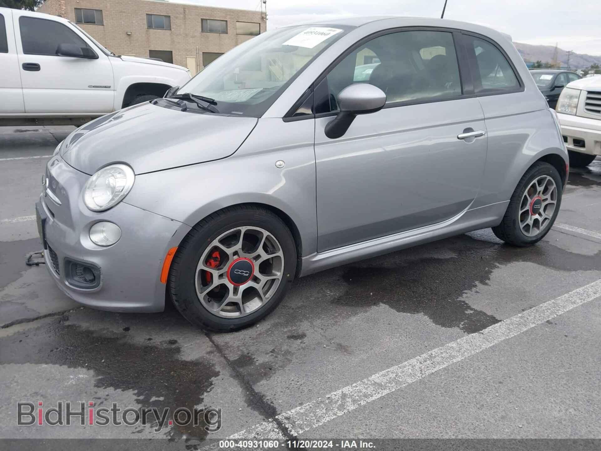 2015 FIAT 500 - VIN: 3C3CFFBR0FT579839 - Фото 2