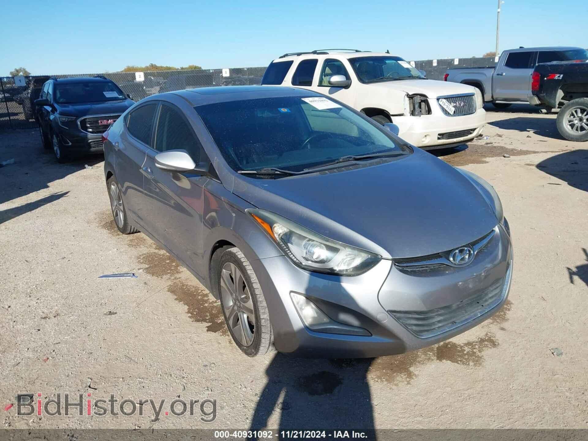 Photo KMHDH4AH9EU106903 - HYUNDAI ELANTRA 2014