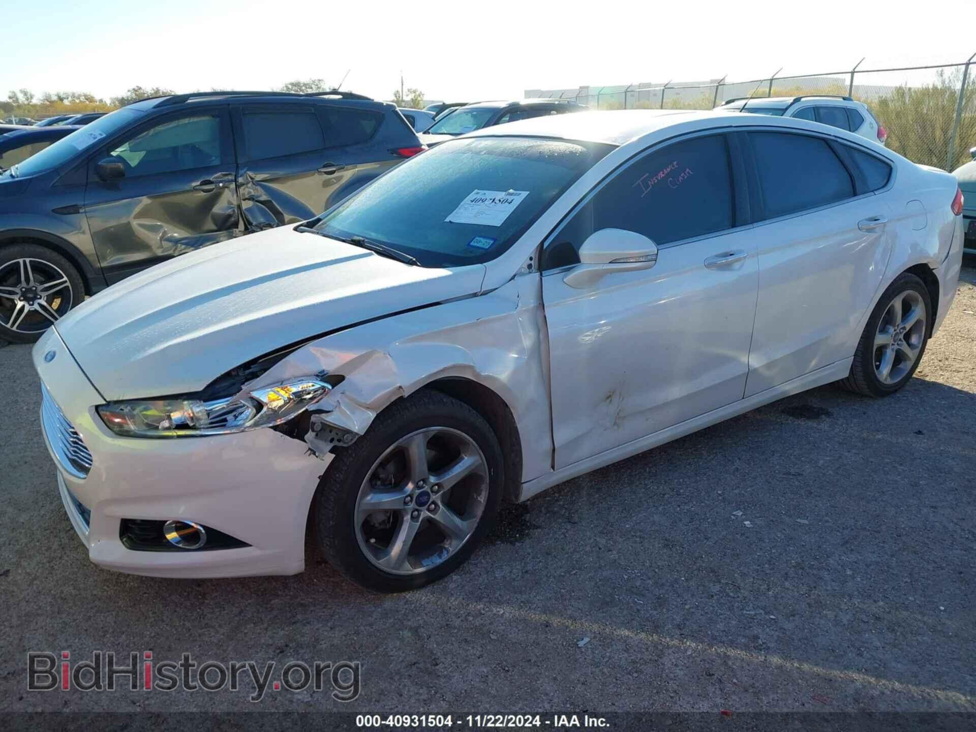 2013 FORD FUSION - VIN: 3FA6P0K99DR107707 - Фото 2