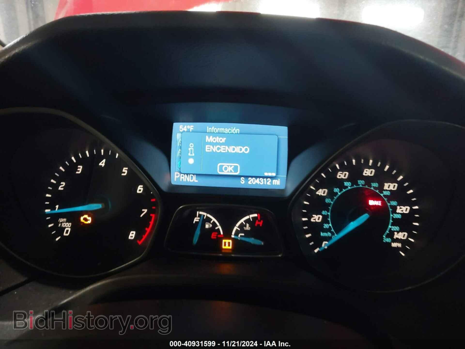 2014 FORD FOCUS - VIN: 1FADP3K28EL157607 - Фото 7