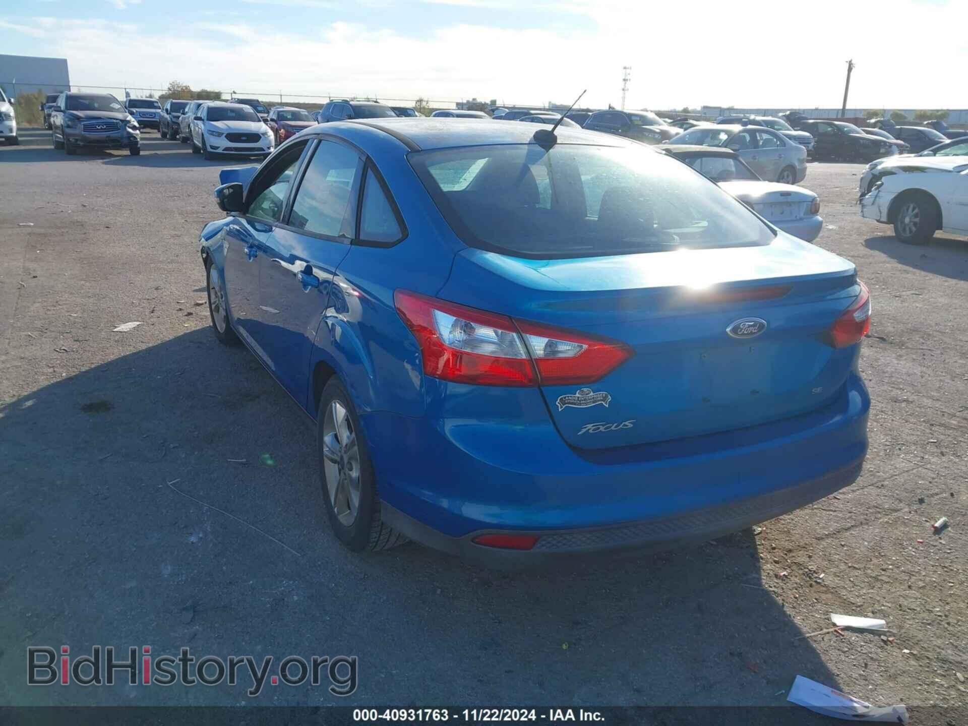 2014 FORD FOCUS - VIN: 1FADP3F24EL172390 - Фото 3