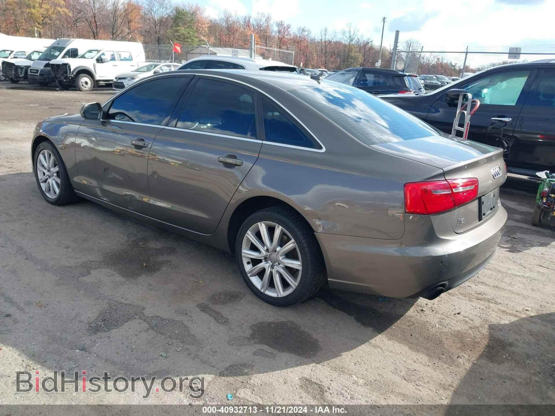 2013 AUDI A6 - VIN: WAUGFAFC2DN113166 - Фото 3