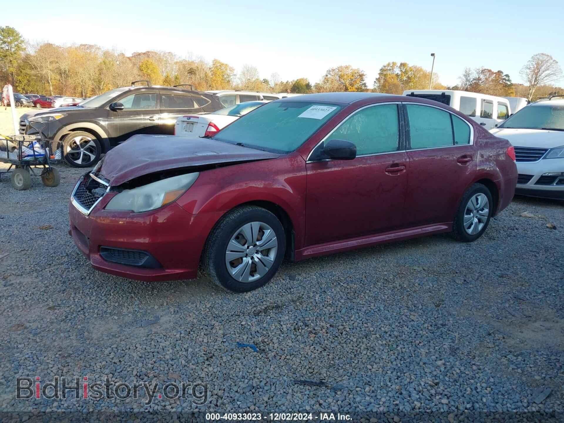 2013 SUBARU LEGACY - VIN: 4S3BMCA62D3010728 - Фото 2