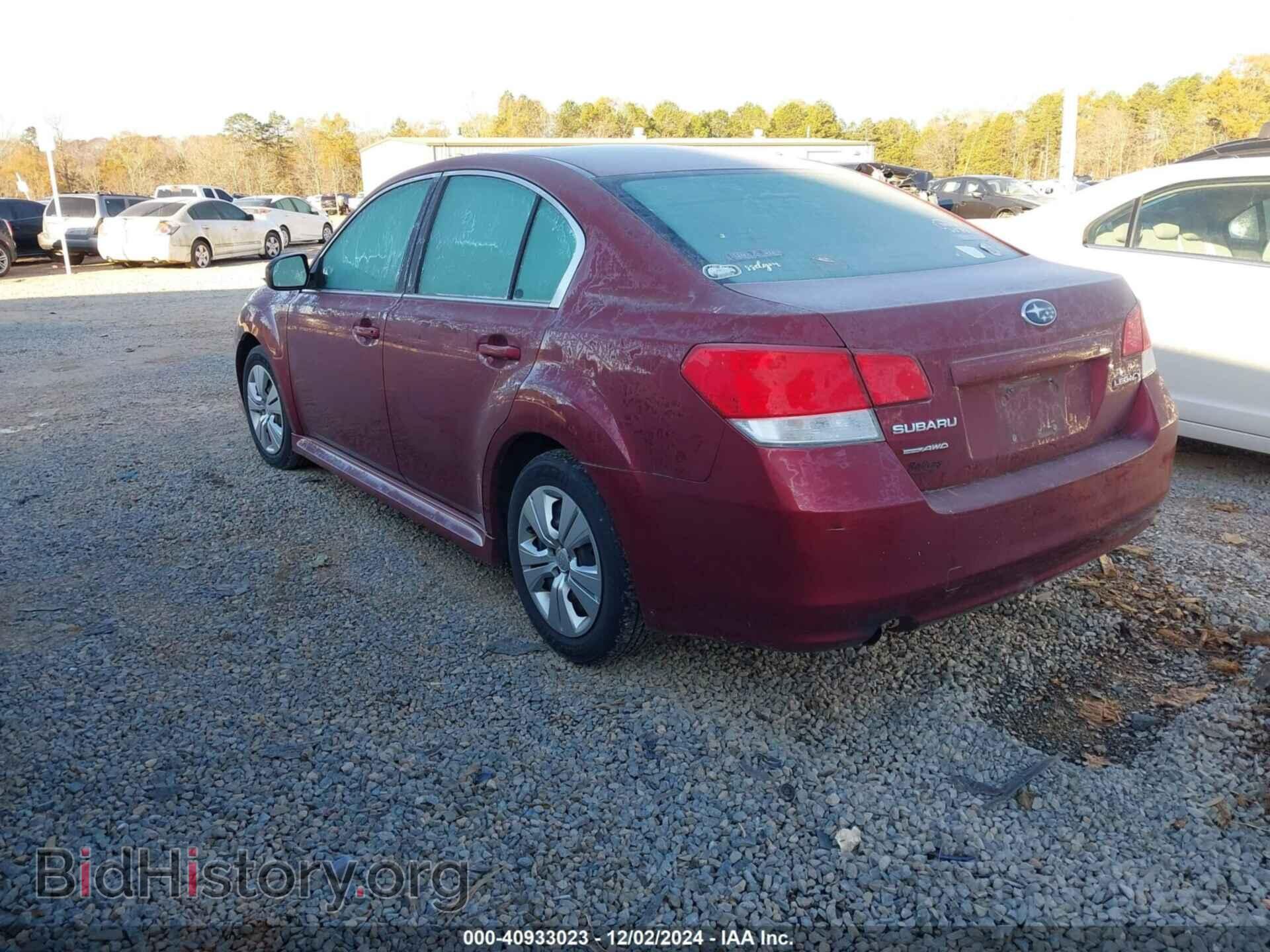 2013 SUBARU LEGACY - VIN: 4S3BMCA62D3010728 - Фото 3