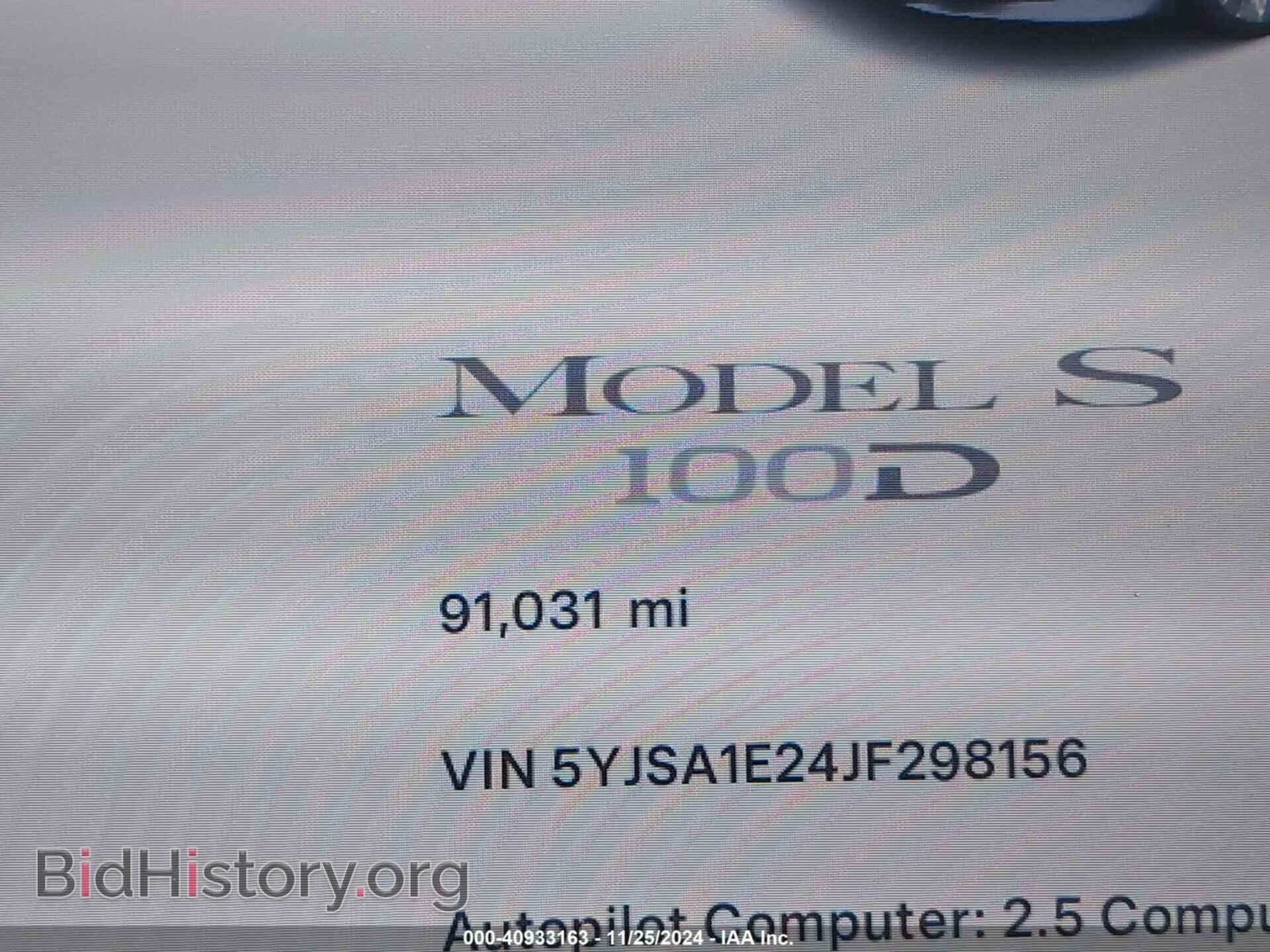 2018 TESLA MODEL S - VIN: 5YJSA1E24JF298156 - Фото 15