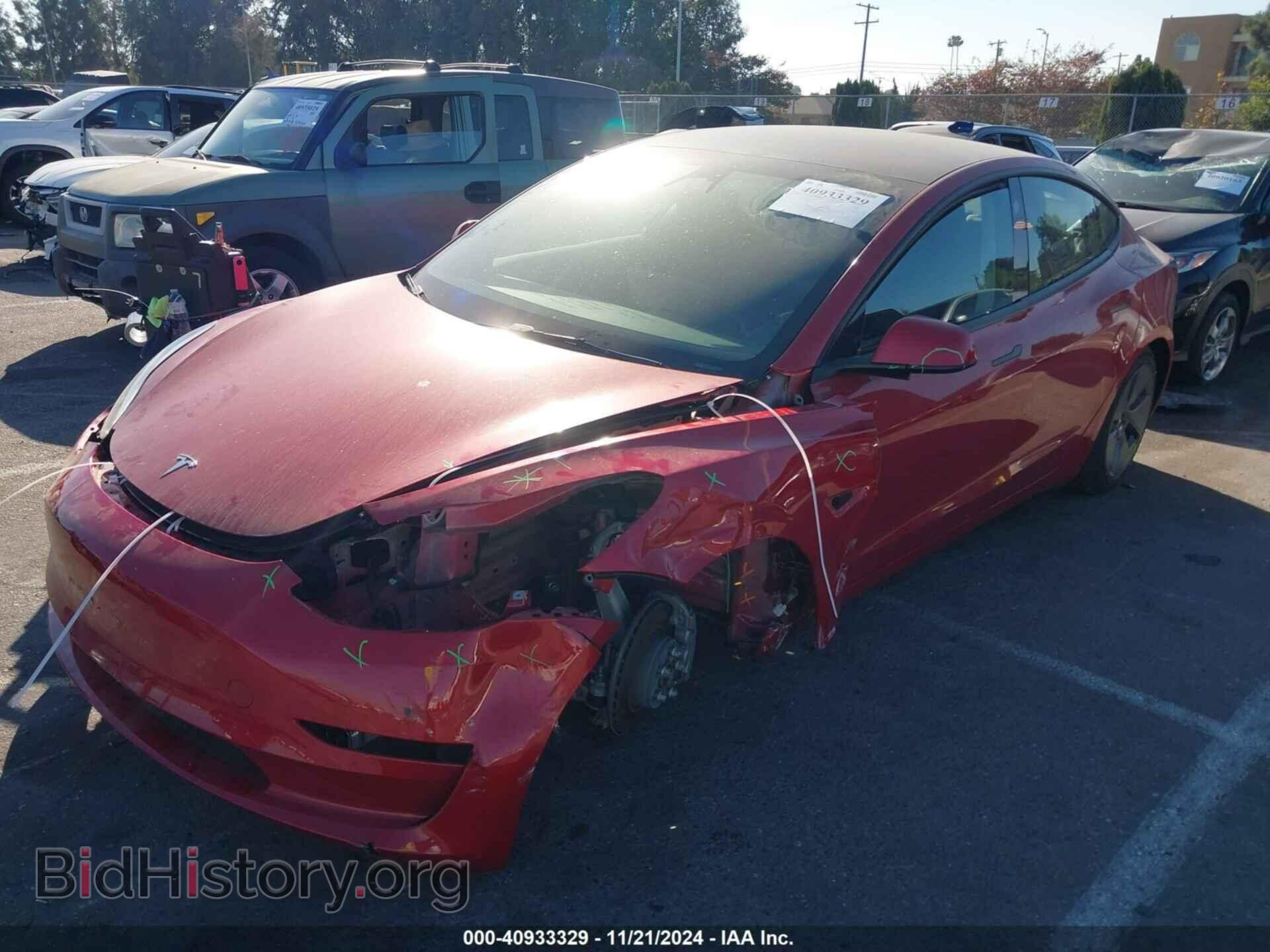2023 TESLA MODEL 3 - VIN: 5YJ3E1EA2PF451156 - Фото 2