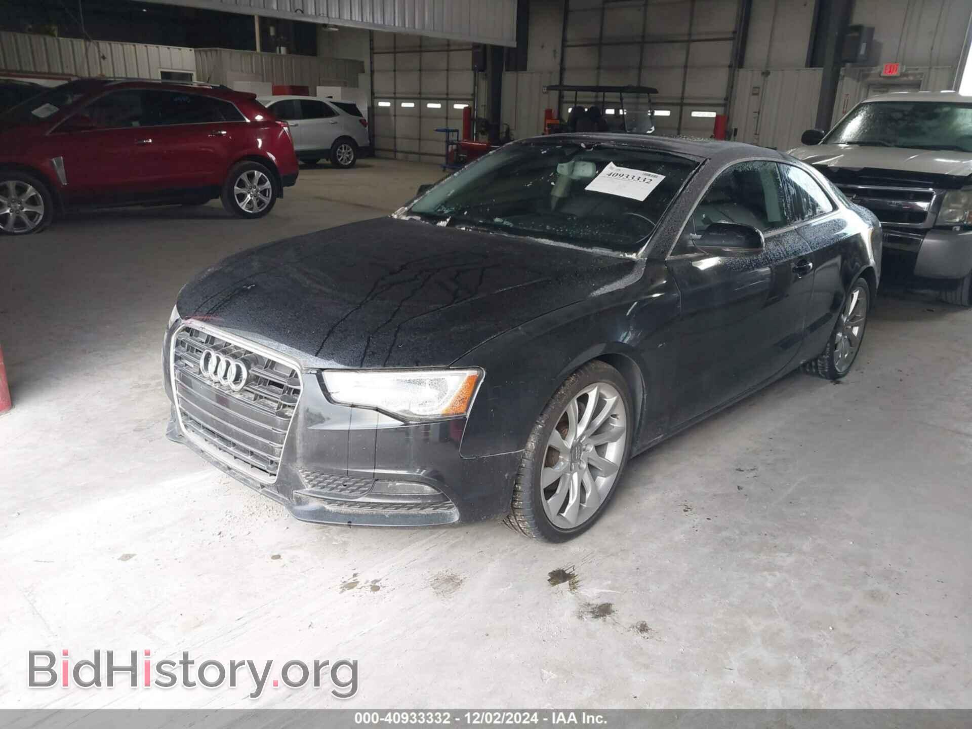 2013 AUDI A5 - VIN: WAULFAFR7DA025496 - Фото 2