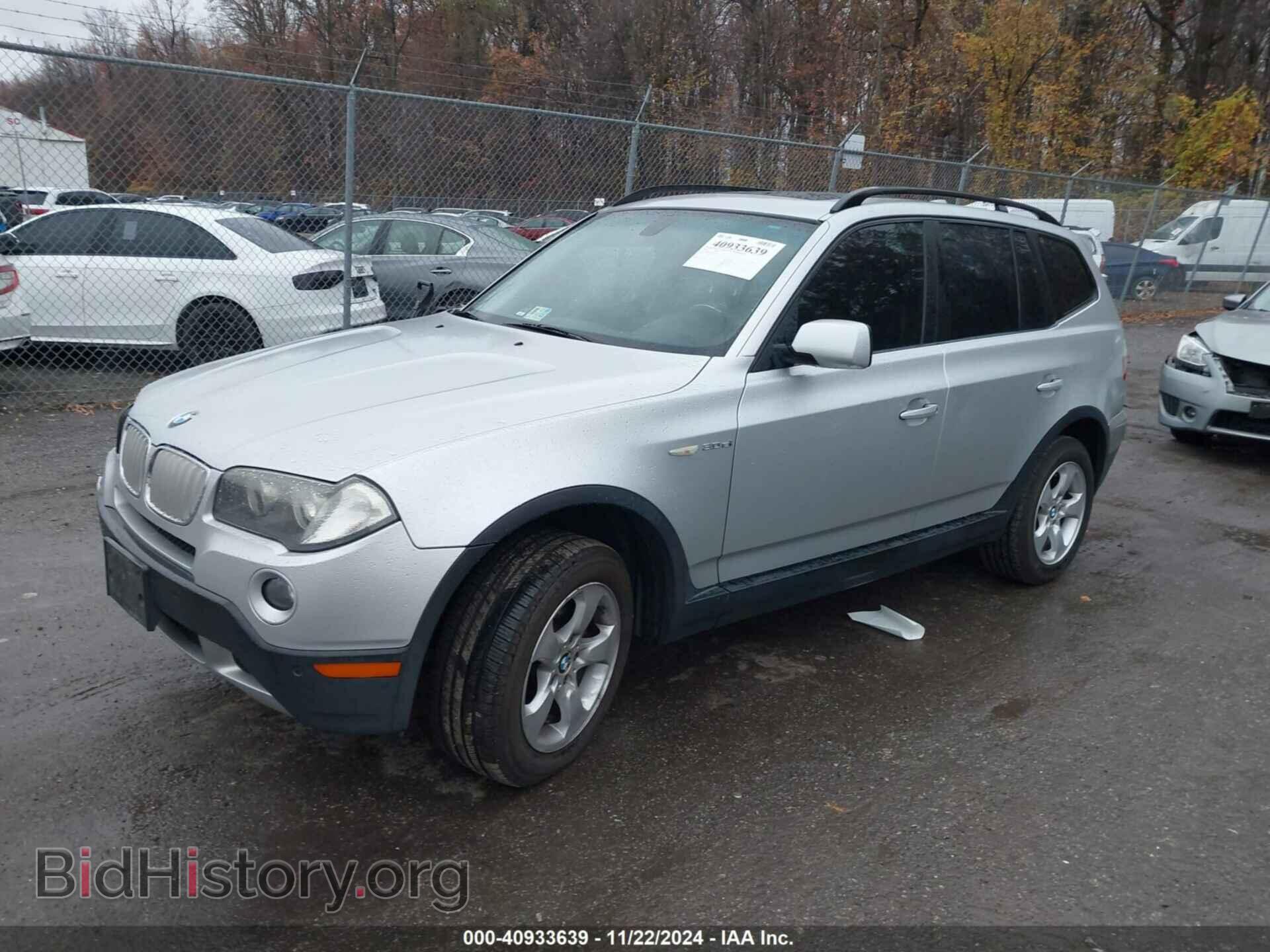 2008 BMW X3 - VIN: WBXPC93478WJ16574 - Фото 2