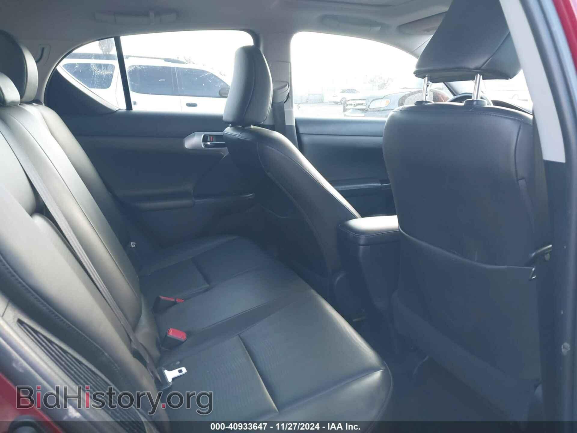 2013 LEXUS CT 200H - VIN: JTHKD5BH6D2125574 - Фото 8