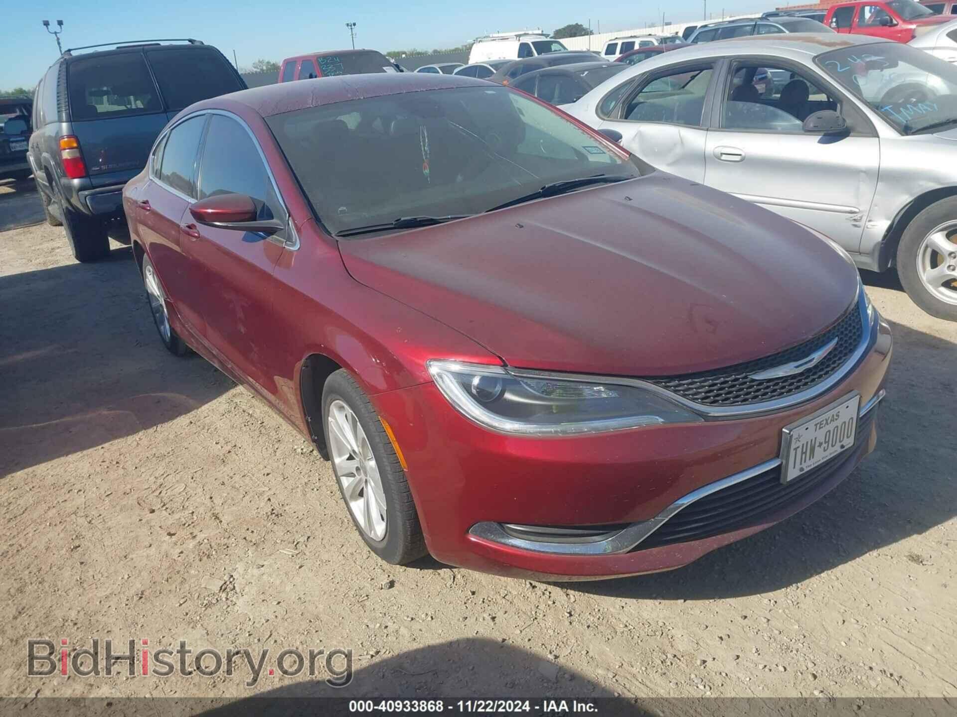 Фотография 1C3CCCABXFN748177 - CHRYSLER 200 2015