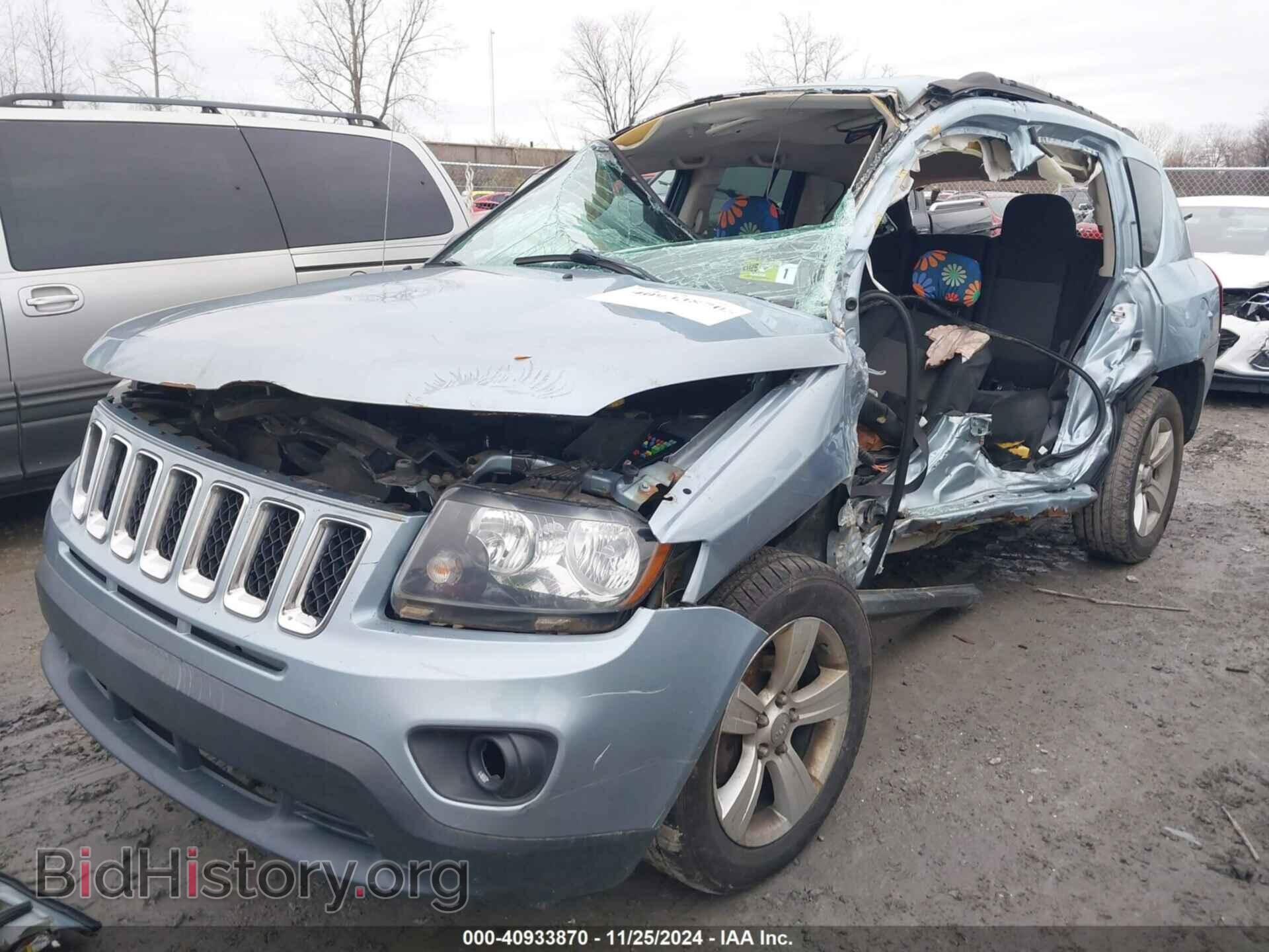 2014 JEEP COMPASS - VIN: 1C4NJDBB3ED592373 - Фото 2