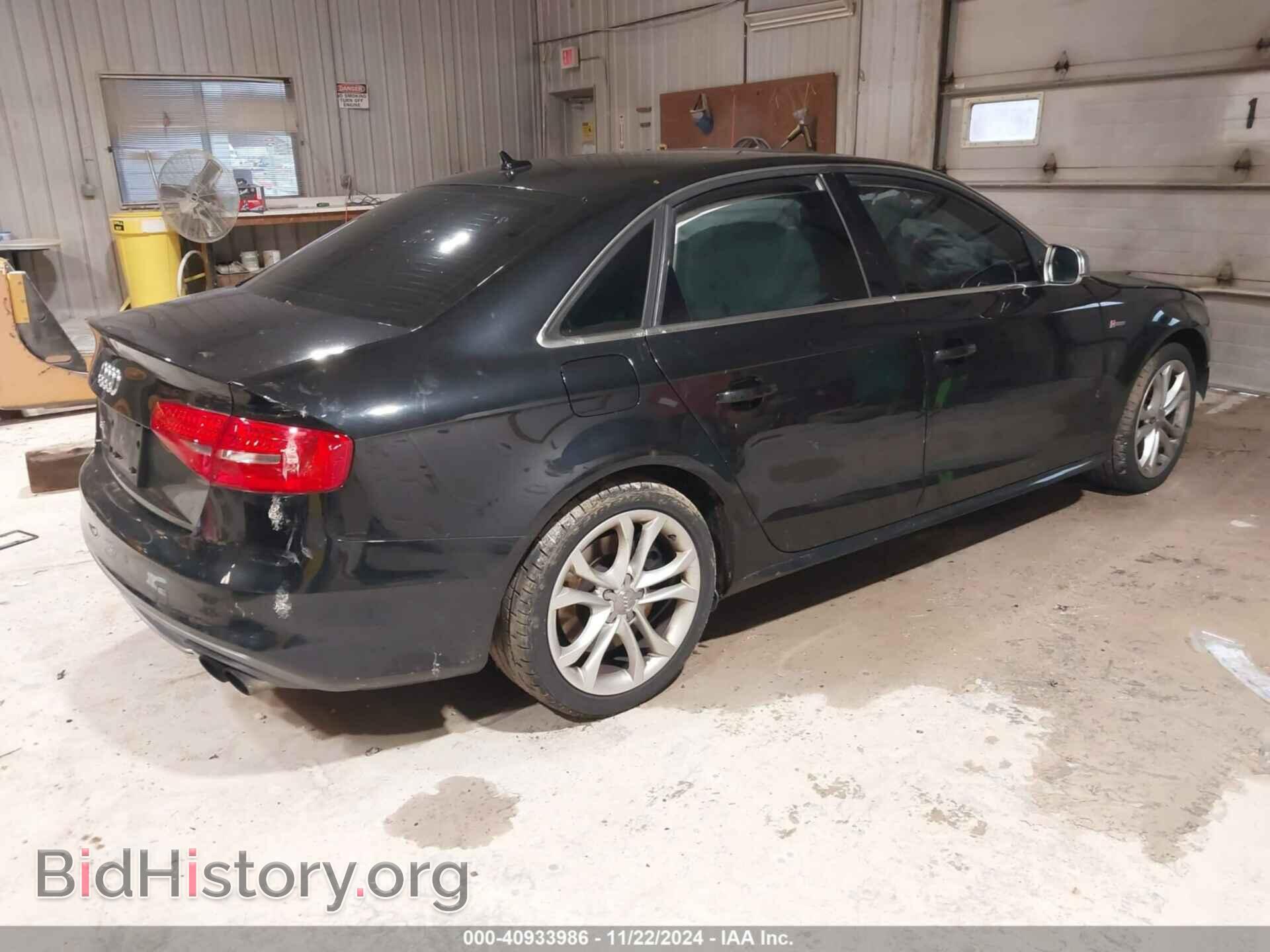 2014 AUDI S4 - VIN: WAUBGAFL8EA165661 - Фото 4