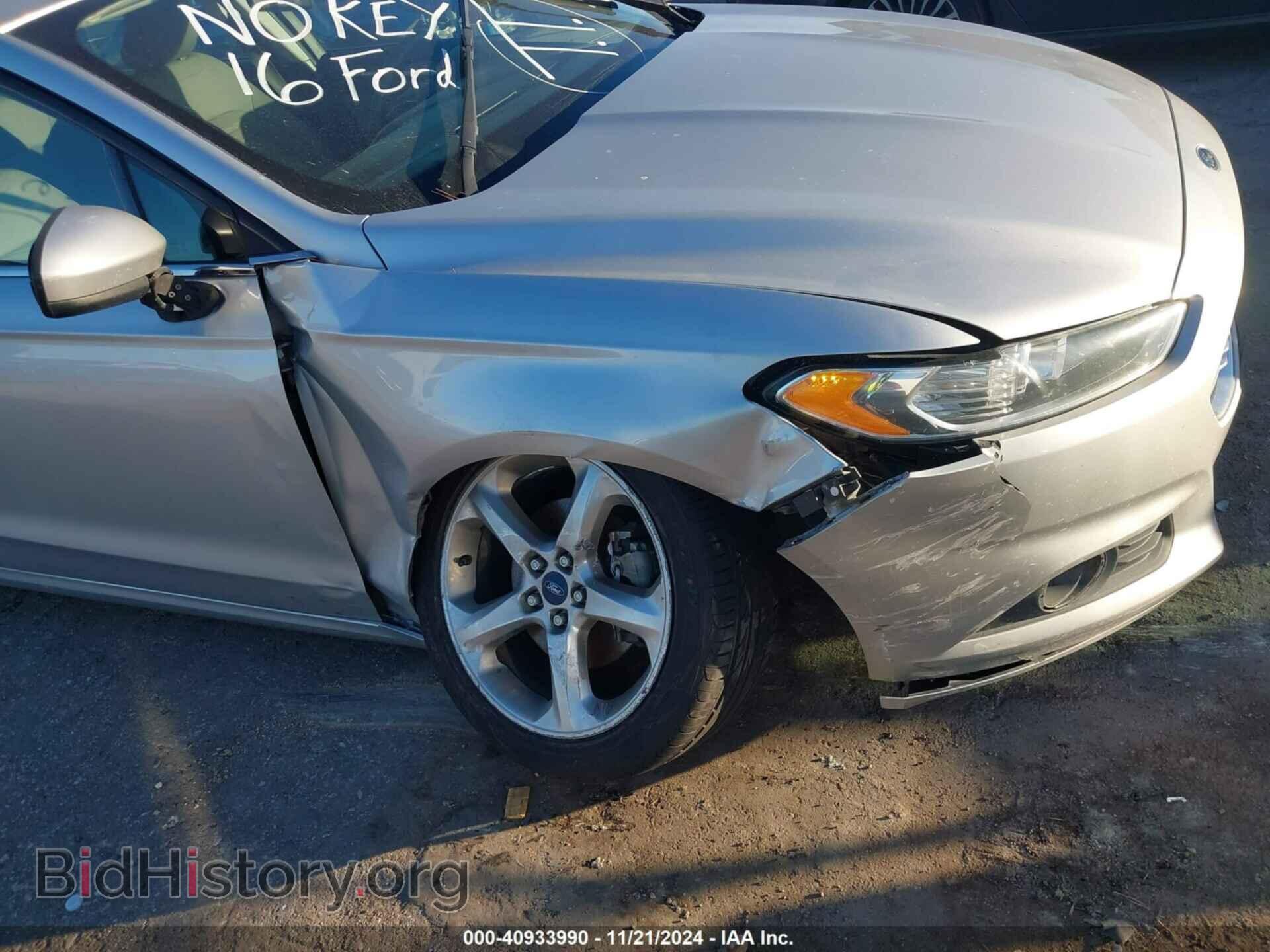 2016 FORD FUSION - VIN: 3FA6P0G77GR340450 - Фото 6