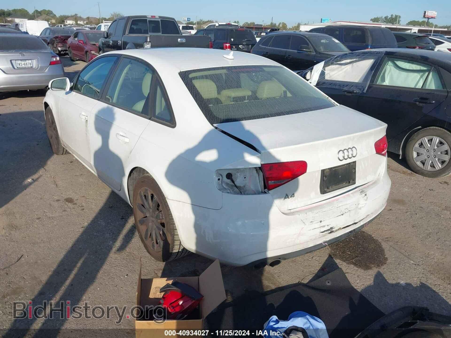 2014 AUDI A4 - VIN: WAUAFAFL0EN043691 - Фото 3