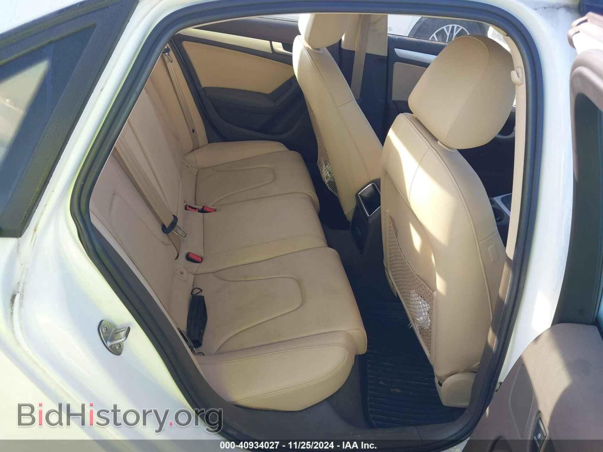 2014 AUDI A4 - VIN: WAUAFAFL0EN043691 - Фото 8