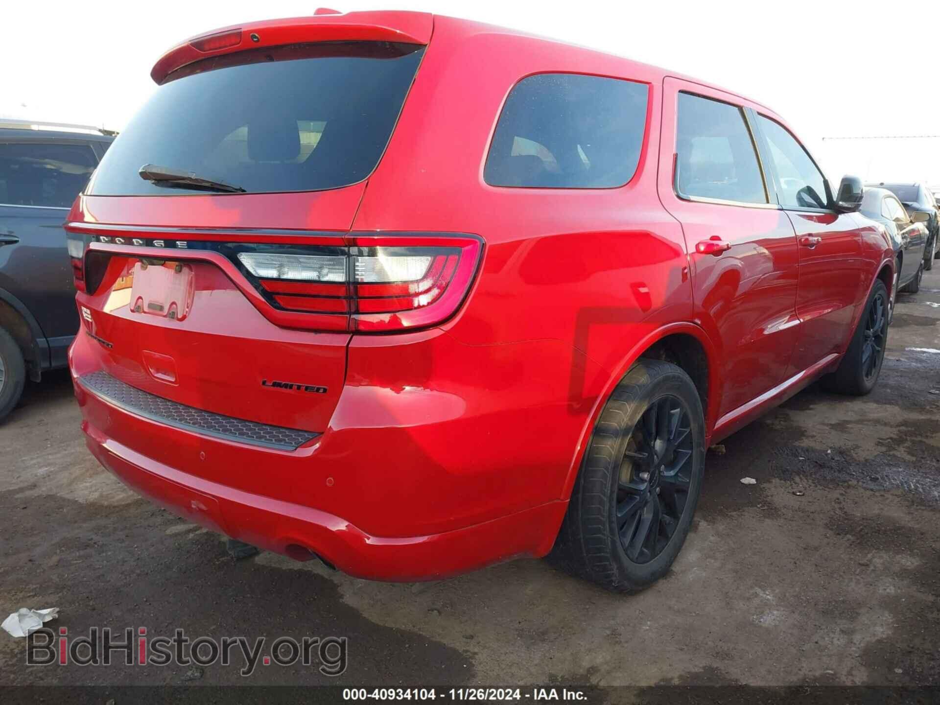 2016 DODGE DURANGO - VIN: 1C4RDHDG1GC502509 - Фото 4