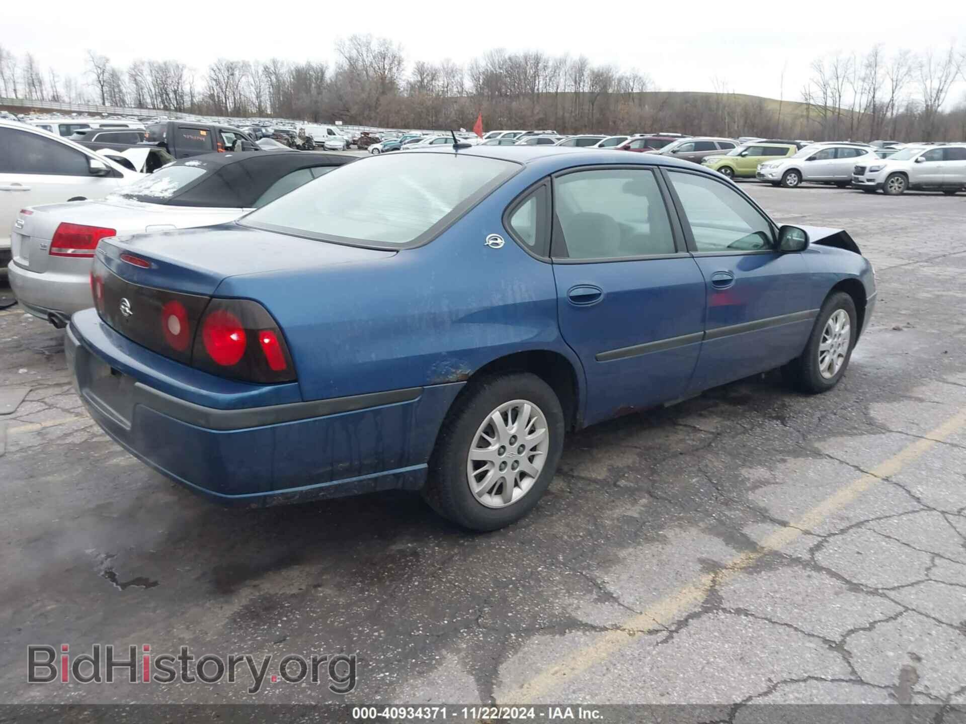2005 CHEVROLET IMPALA - VIN: 2G1WF52E059389436 - Фото 4