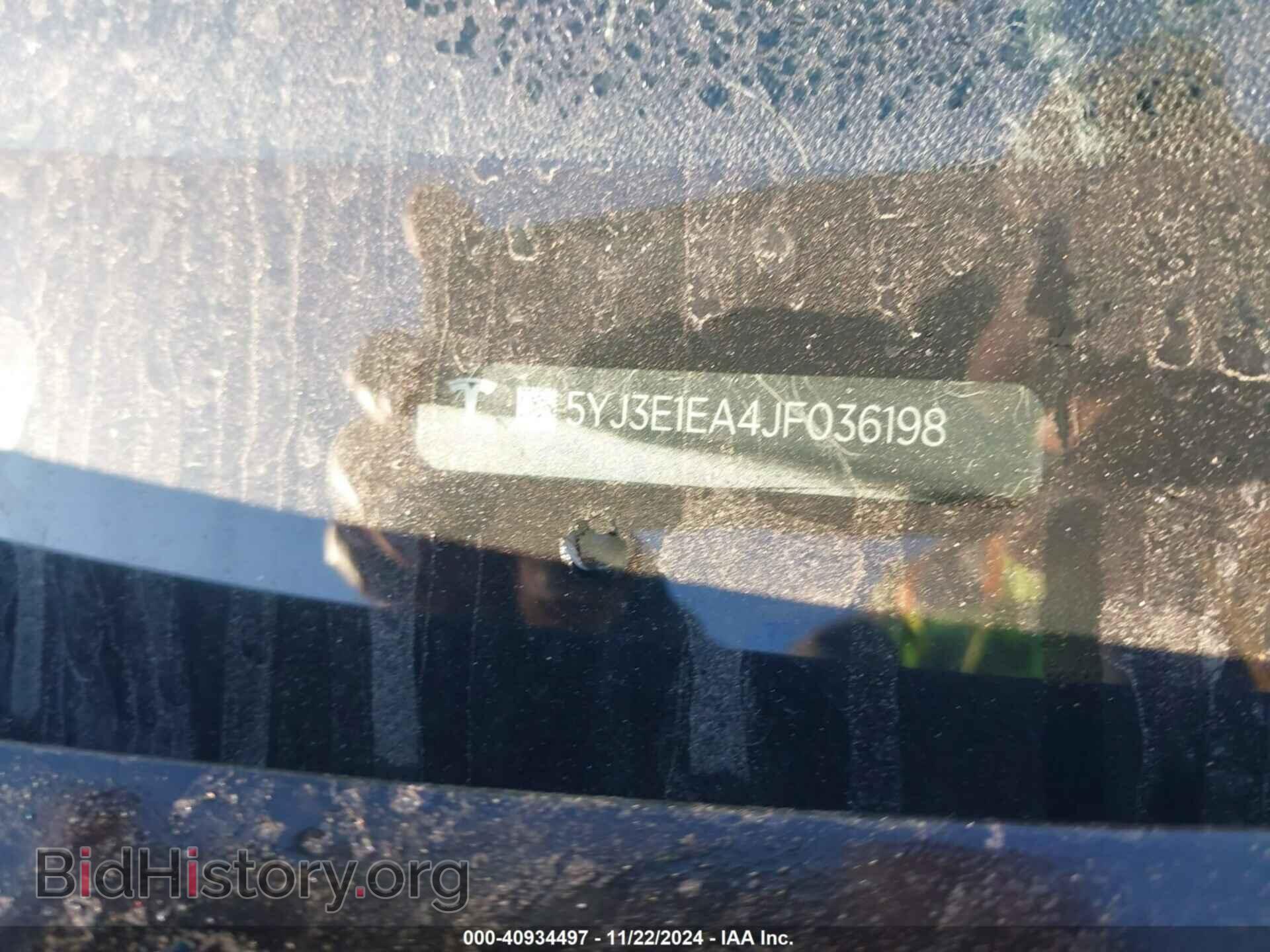 2018 TESLA MODEL 3 - VIN: 5YJ3E1EA4JF036198 - Photo 9