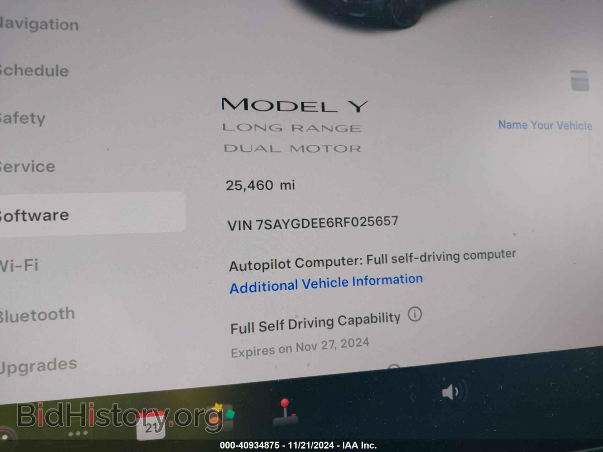 2024 TESLA MODEL Y - VIN: 7SAYGDEE6RF025657 - Фото 7