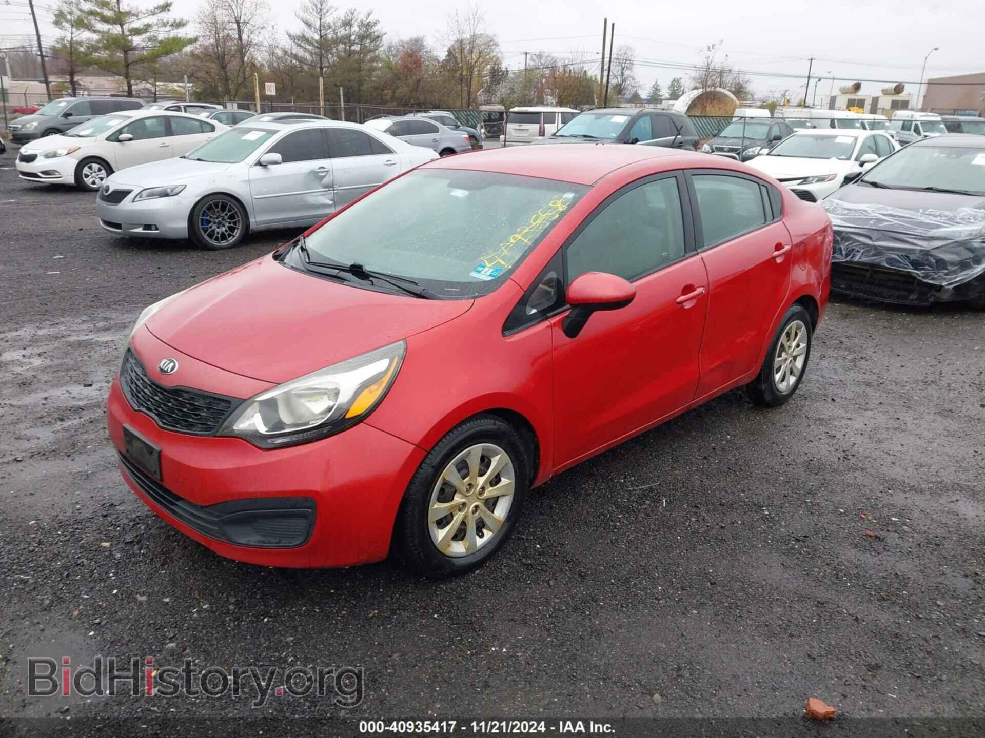 2014 KIA RIO - VIN: KNADM4A32E6324266 - Фото 2