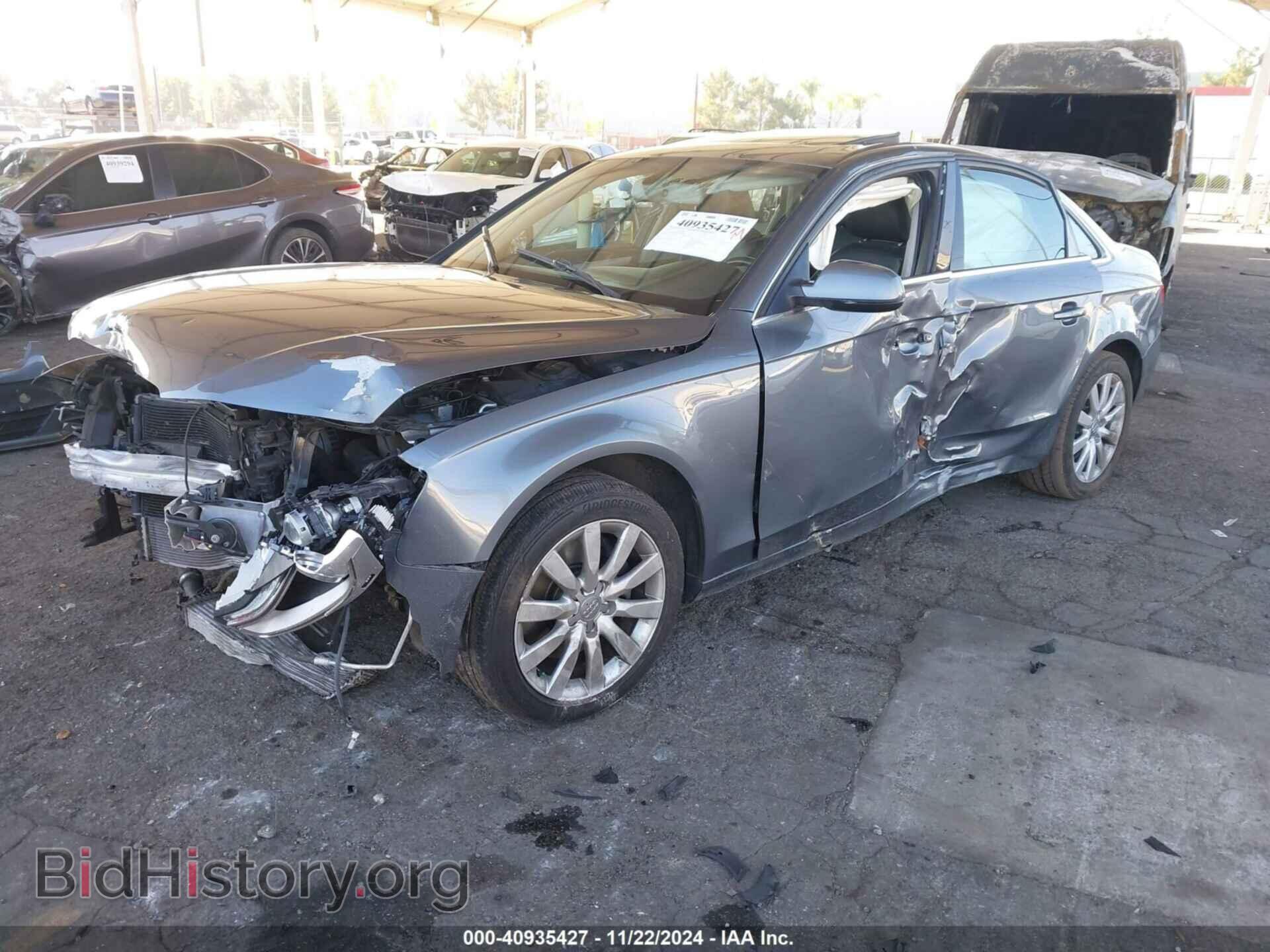 2013 AUDI A4 - VIN: WAUBFAFL8DN004138 - Фото 2