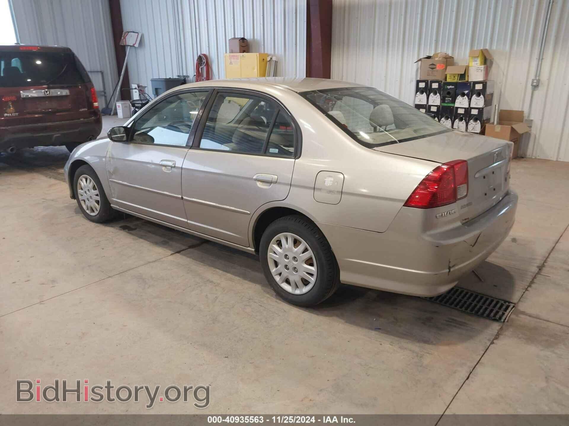 2005 HONDA CIVIC - VIN: 2HGES165X5H616902 - Фото 3