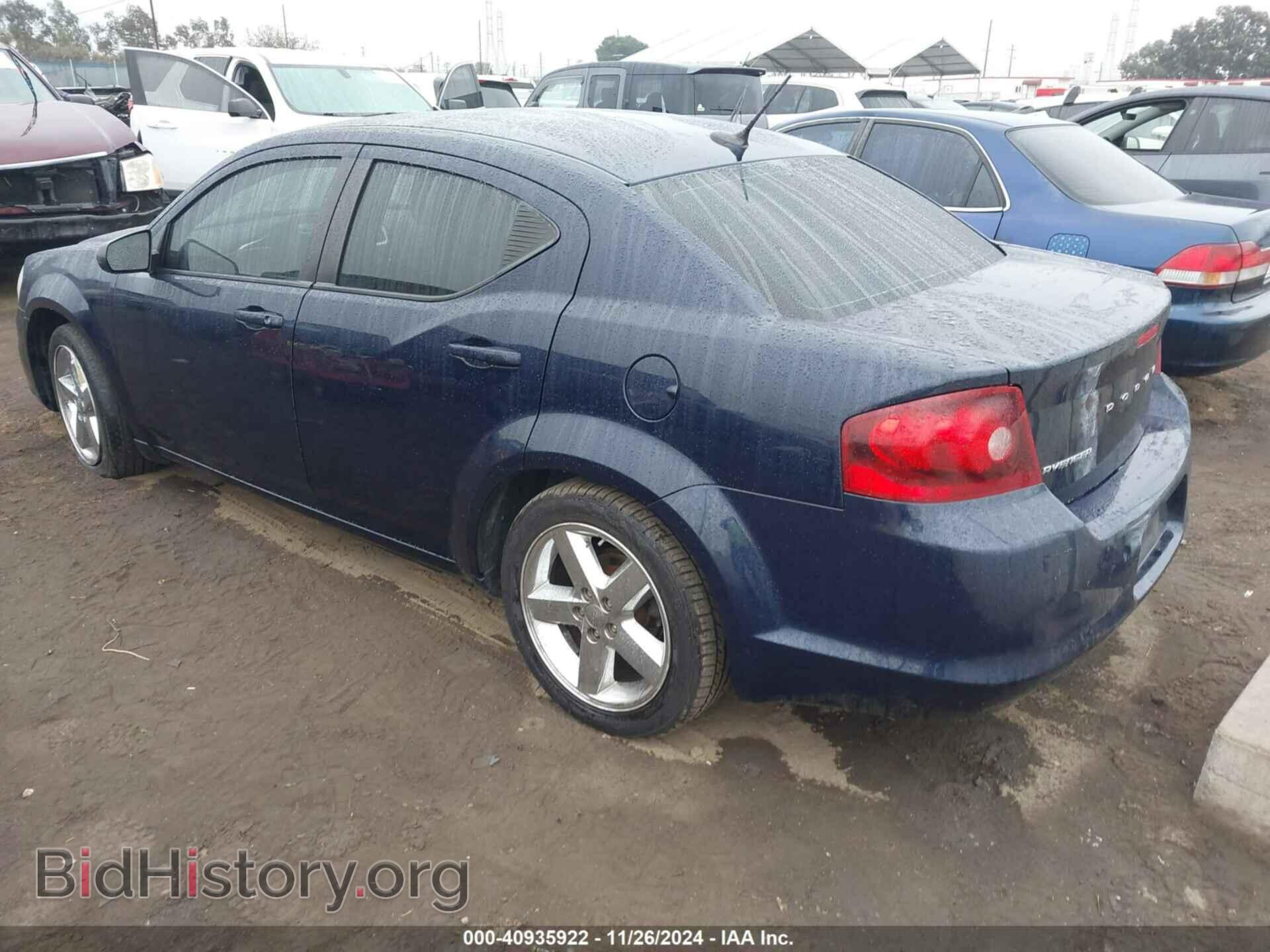 2013 DODGE AVENGER - VIN: 1C3CDZAB5DN710109 - Фото 3