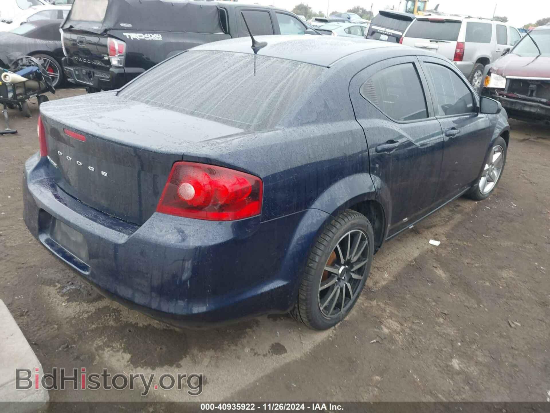 2013 DODGE AVENGER - VIN: 1C3CDZAB5DN710109 - Фото 4