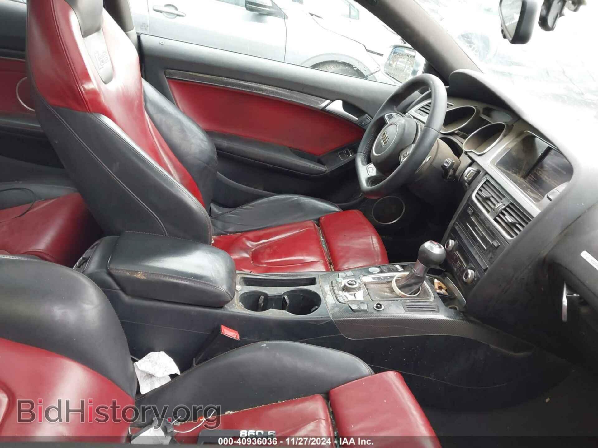 2013 AUDI S5 - VIN: WAUCGAFR0DA074875 - Photo 5