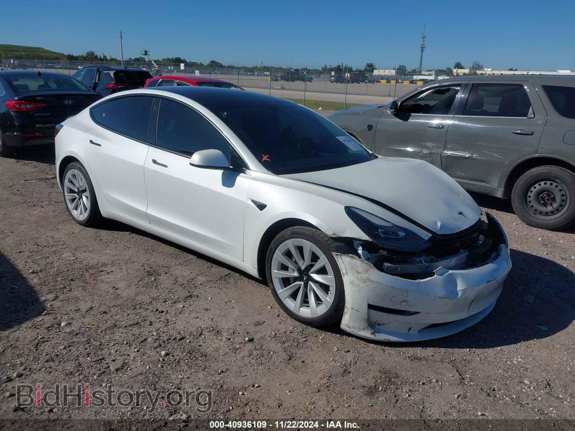 Photo 5YJ3E1EA2PF398183 - TESLA MODEL 3 2023