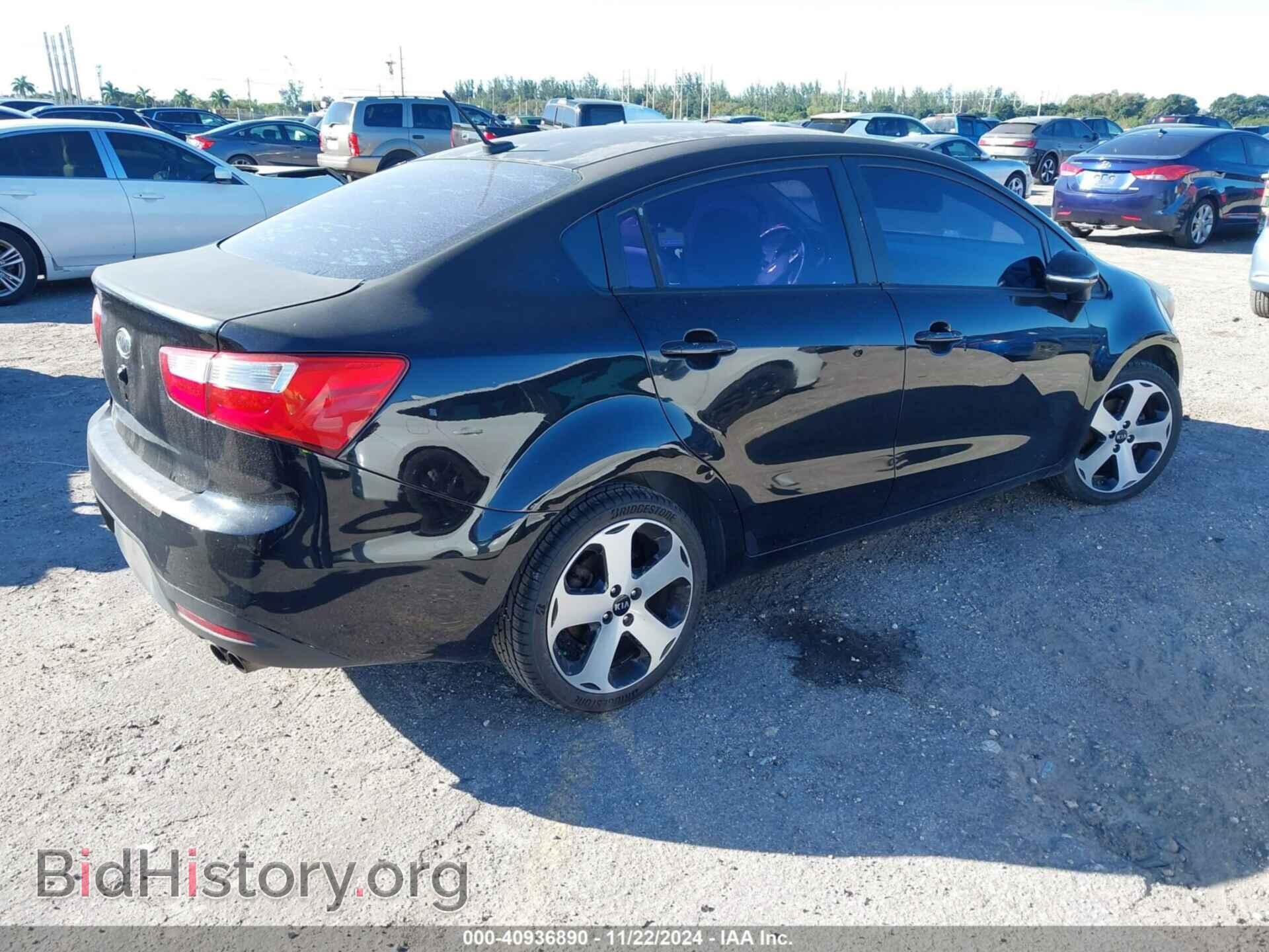 2012 KIA RIO - VIN: KNADN4A35C6046604 - Фото 4
