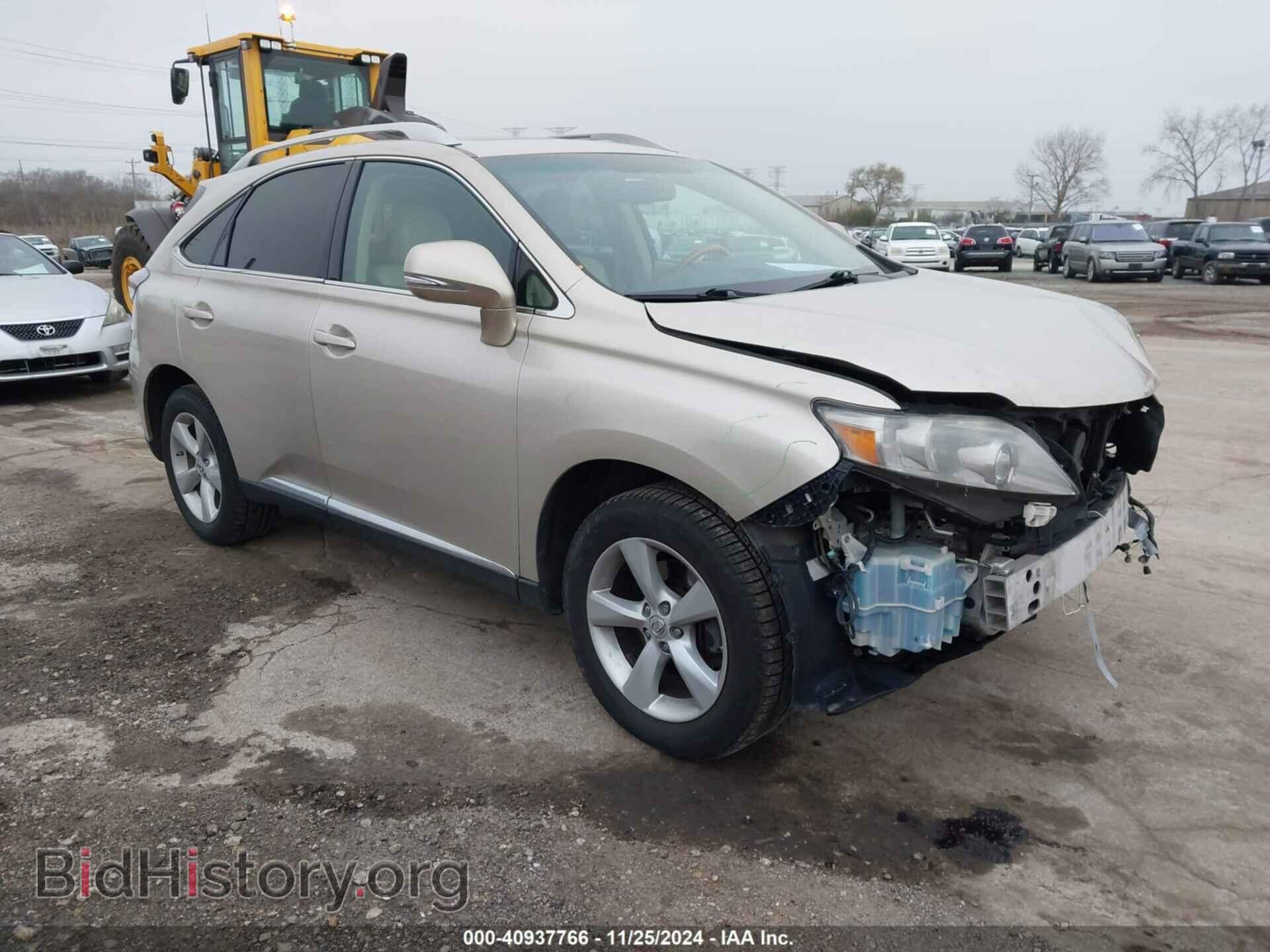 Photo 2T2BK1BA3CC135459 - LEXUS RX 350 2012