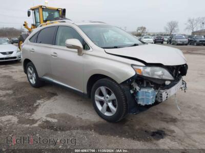 2012 Lexus RX 350, beige — VIN 2T2BK1BA3CC135459, IAAI