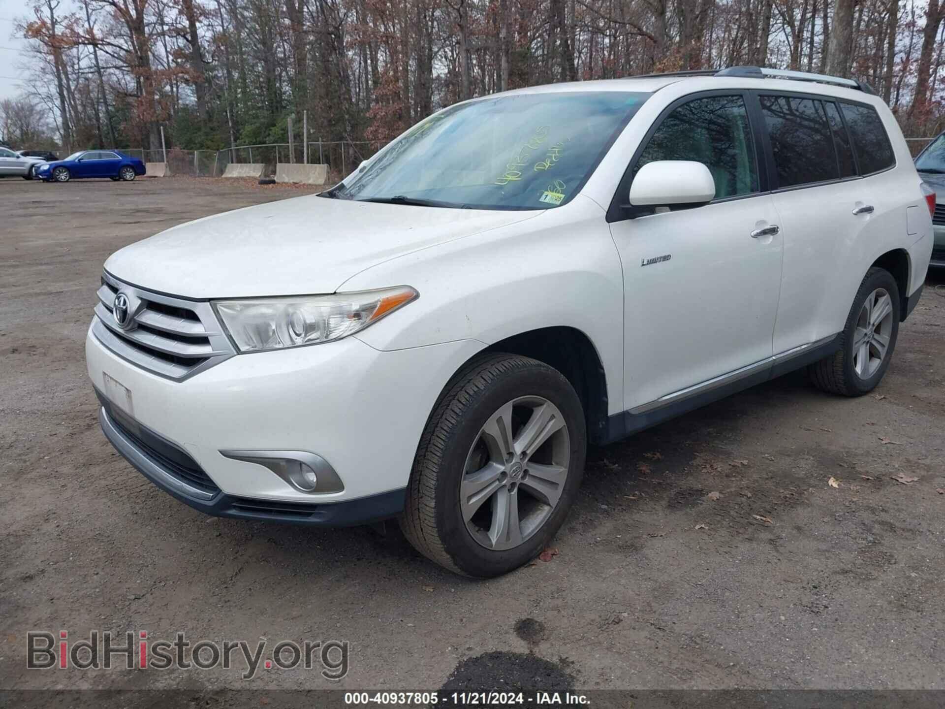 2013 TOYOTA HIGHLANDER - VIN: 5TDDK3EH8DS236720 - Фото 2