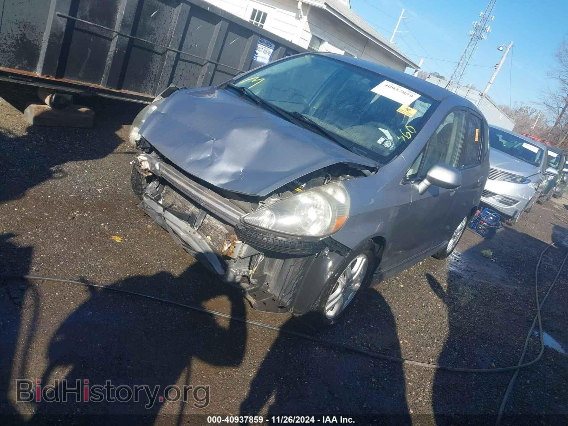2007 HONDA FIT - VIN: JHMGD38697S041284 - Фото 2