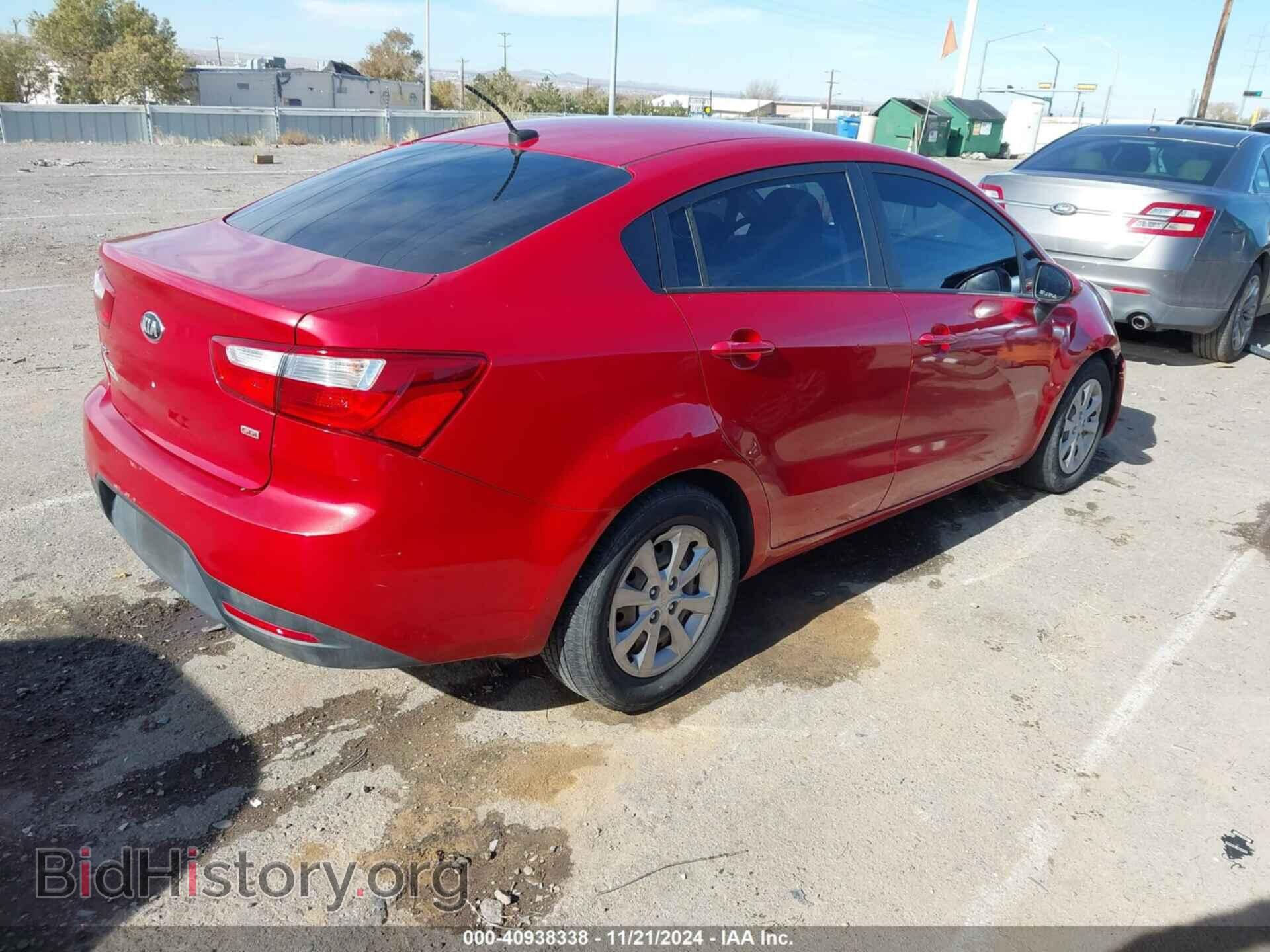 2013 KIA RIO - VIN: KNADM4A34D6288465 - Фото 4