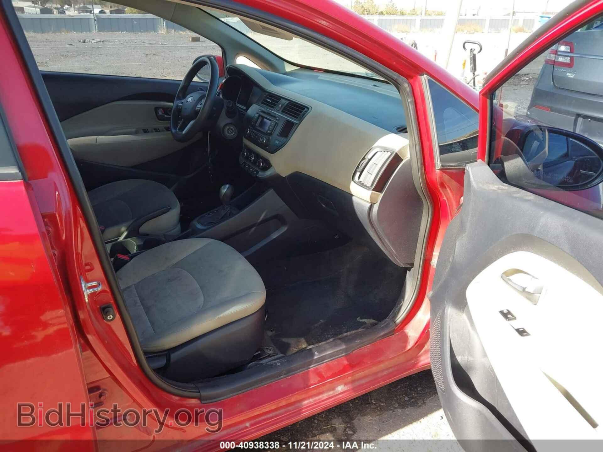 2013 KIA RIO - VIN: KNADM4A34D6288465 - Фото 5