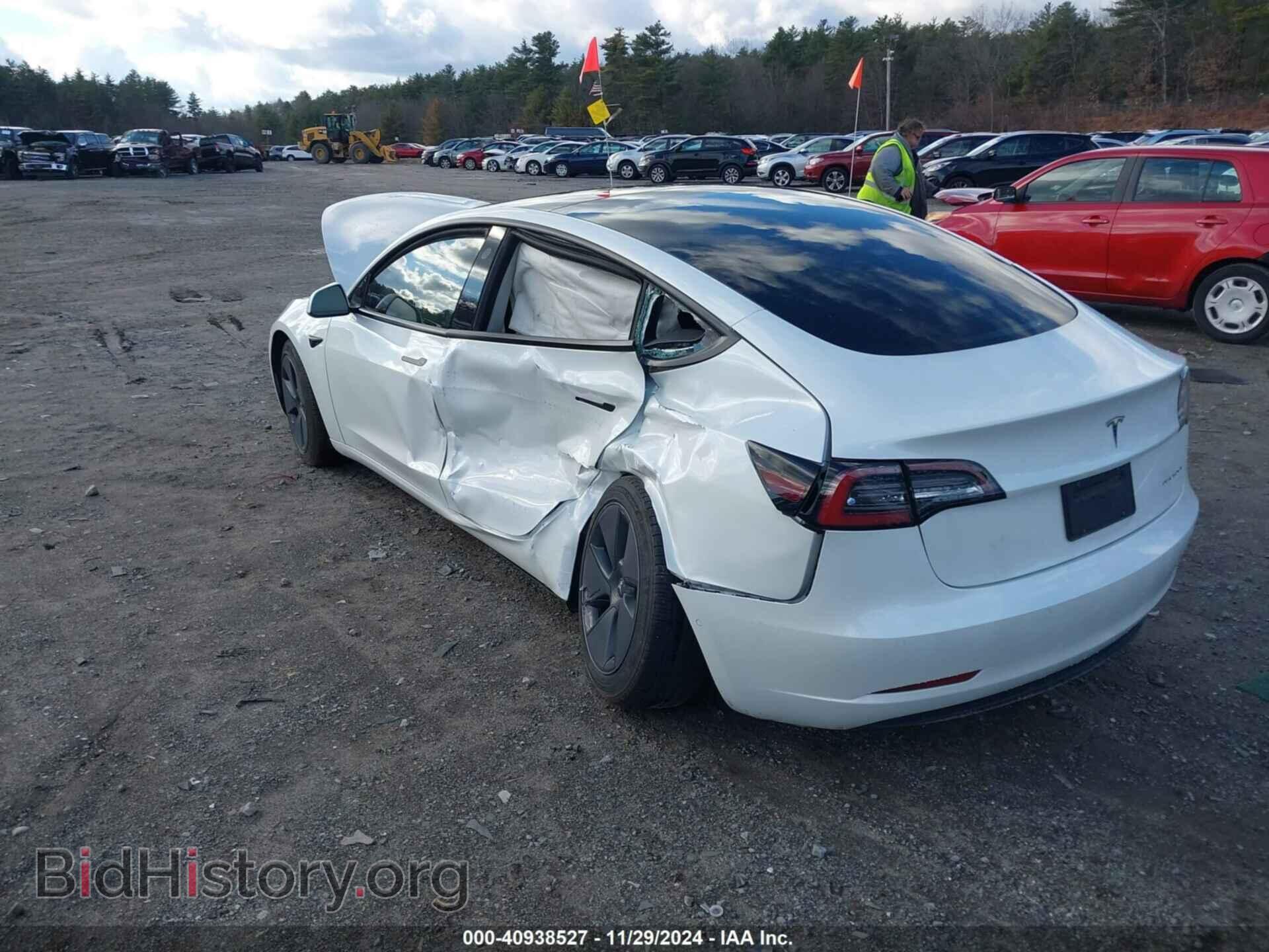 2022 TESLA MODEL 3 - VIN: 5YJ3E1EB5NF180597 - Фото 3