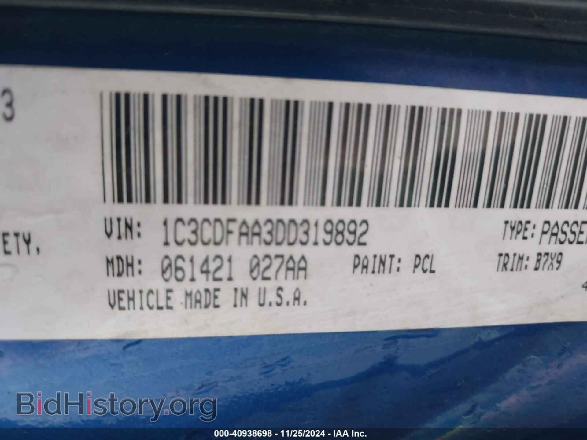 2013 DODGE DART - VIN: 1C3CDFAH9DD319053 - Photo 9