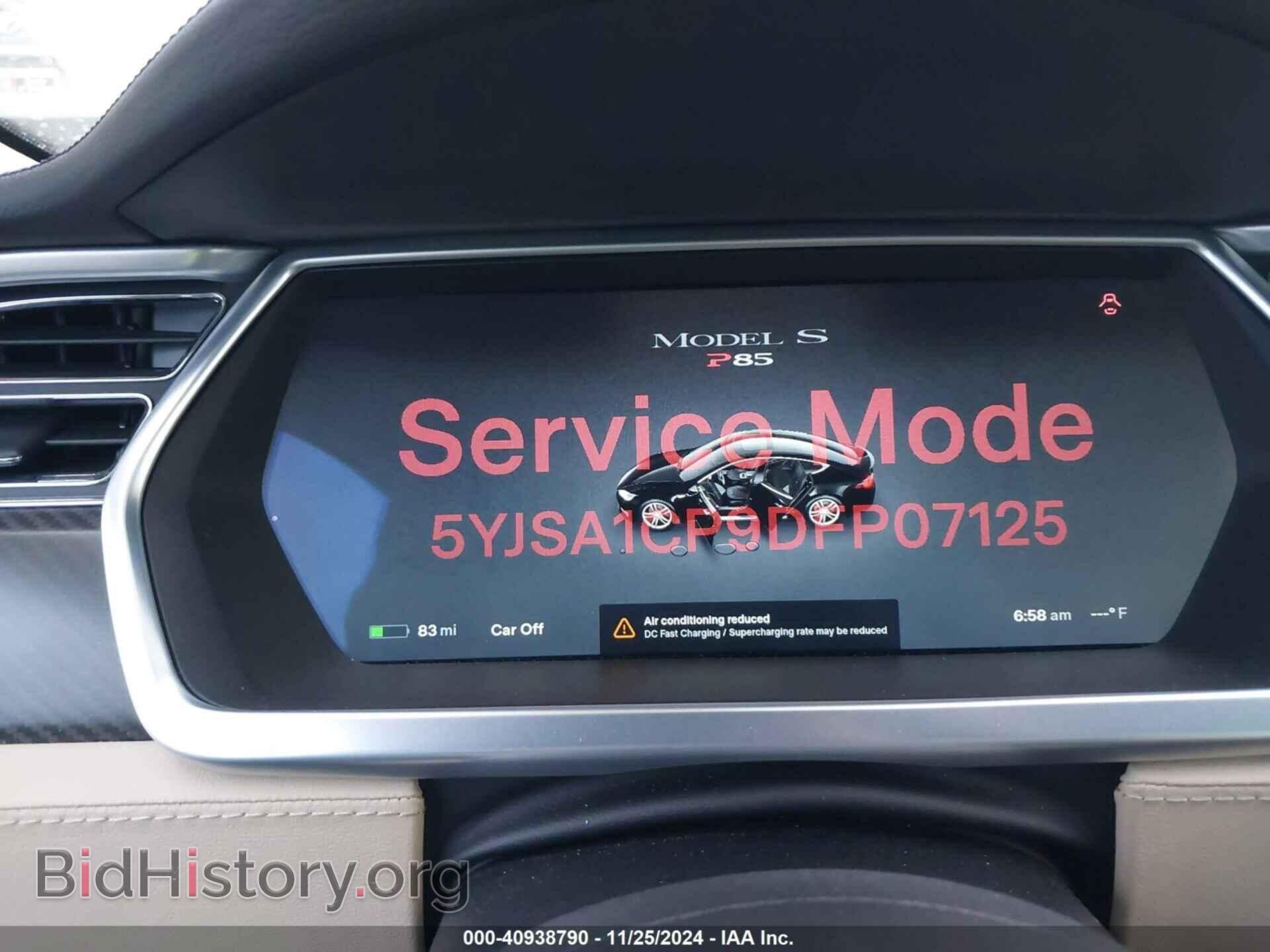 2013 TESLA MODEL S - VIN: 5YJSA1CP9DFP07125 - Фото 18