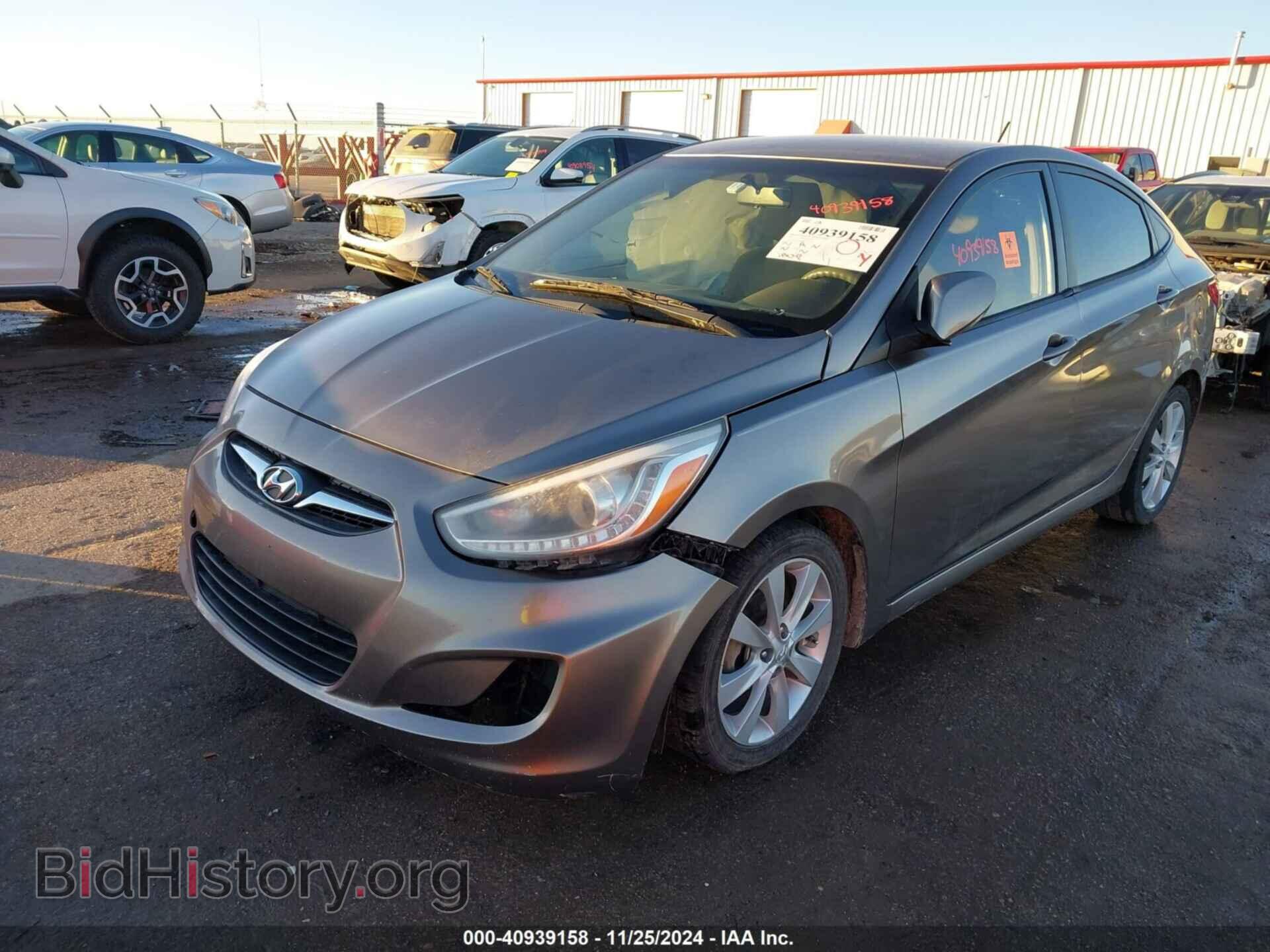 2014 HYUNDAI ACCENT - VIN: KMHCU4AE6EU626585 - Фото 2