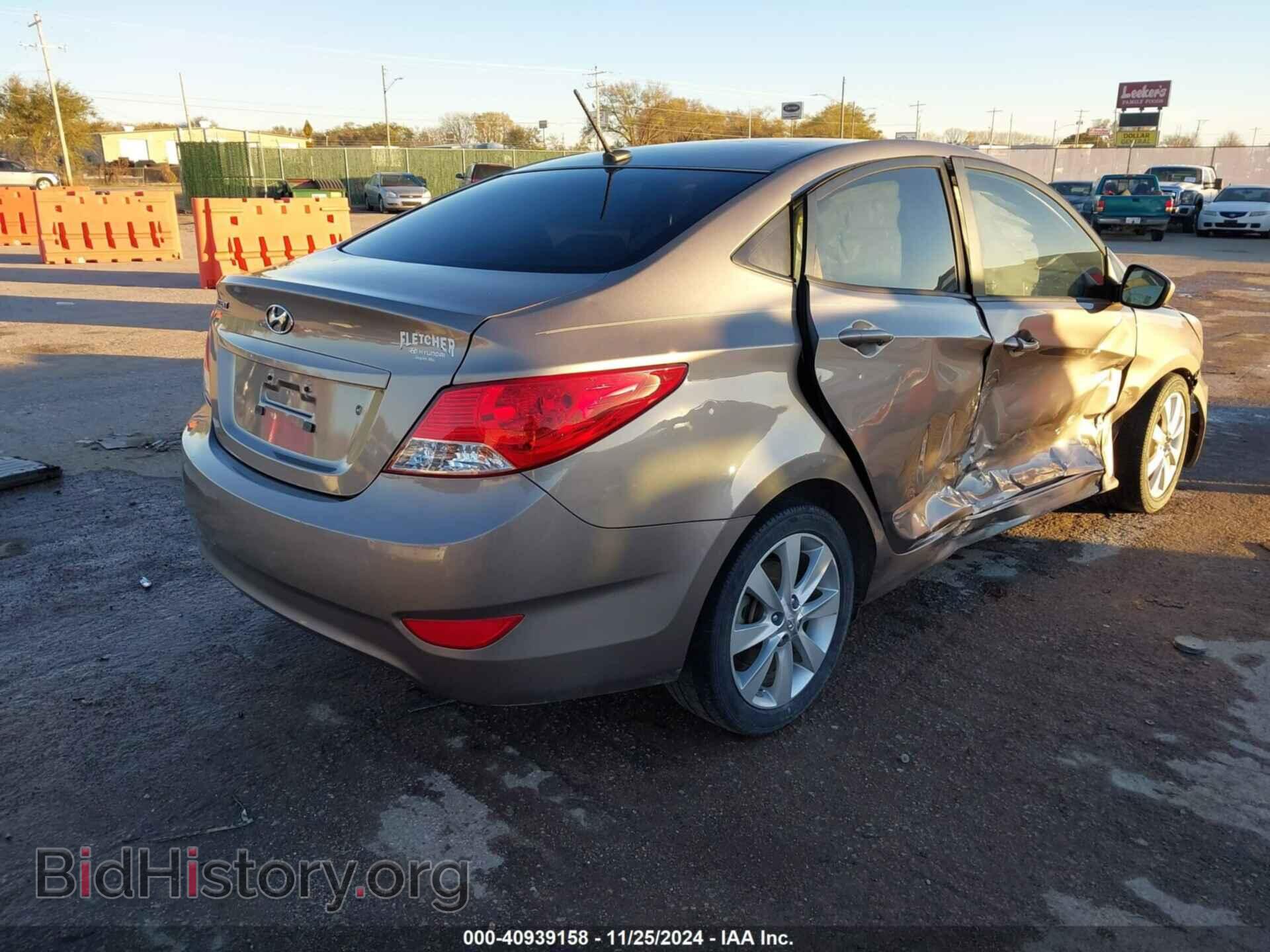 2014 HYUNDAI ACCENT - VIN: KMHCU4AE6EU626585 - Фото 4