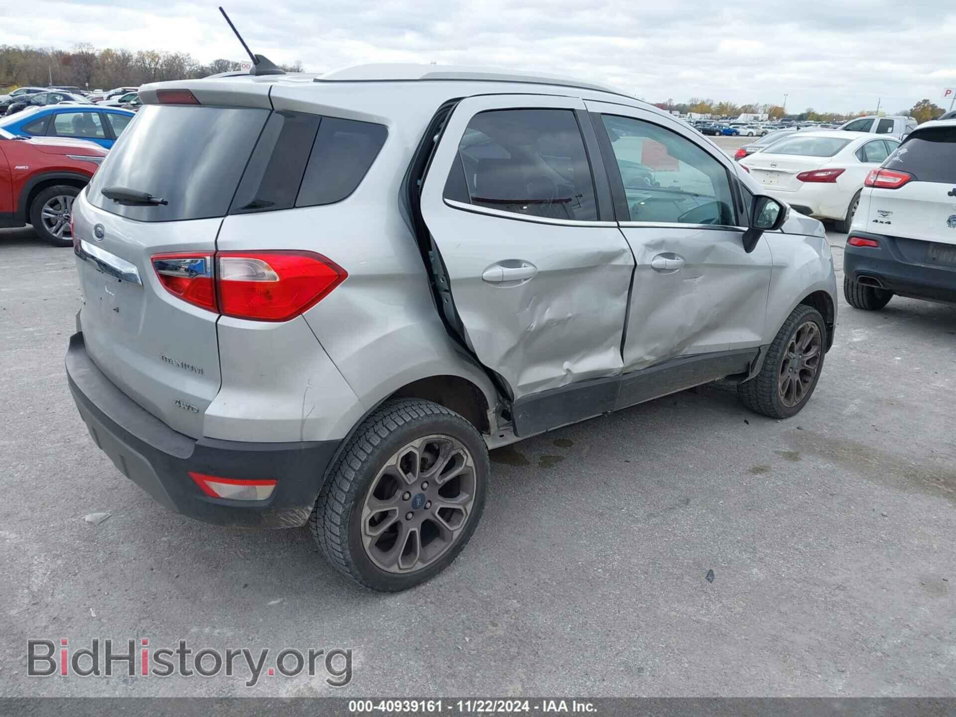 2019 FORD ECOSPORT - VIN: MAJ6S3KL0KC259334 - Фото 4